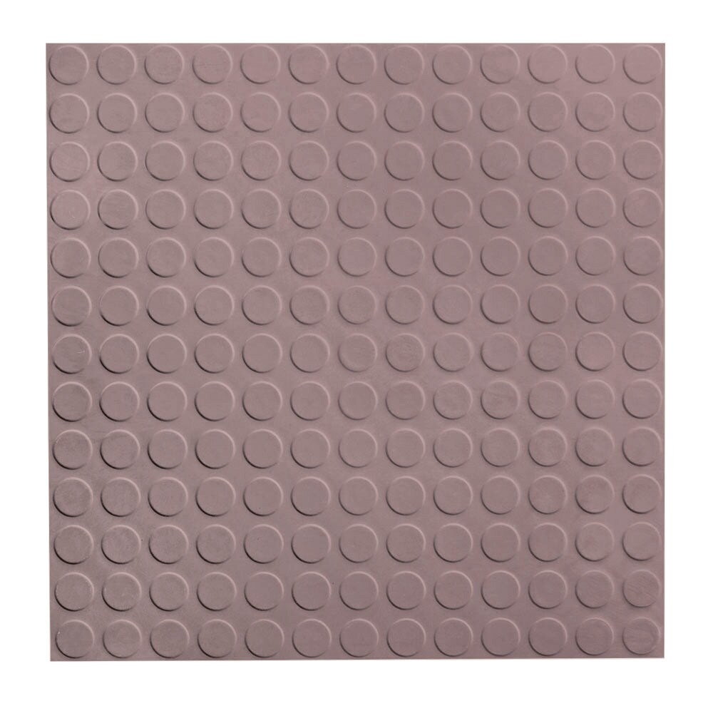 Flexco RGT Rubber Floor Tile 0.125-in x 18-in x 18-in Taupe Rubber Tile Multipurpose Flooring