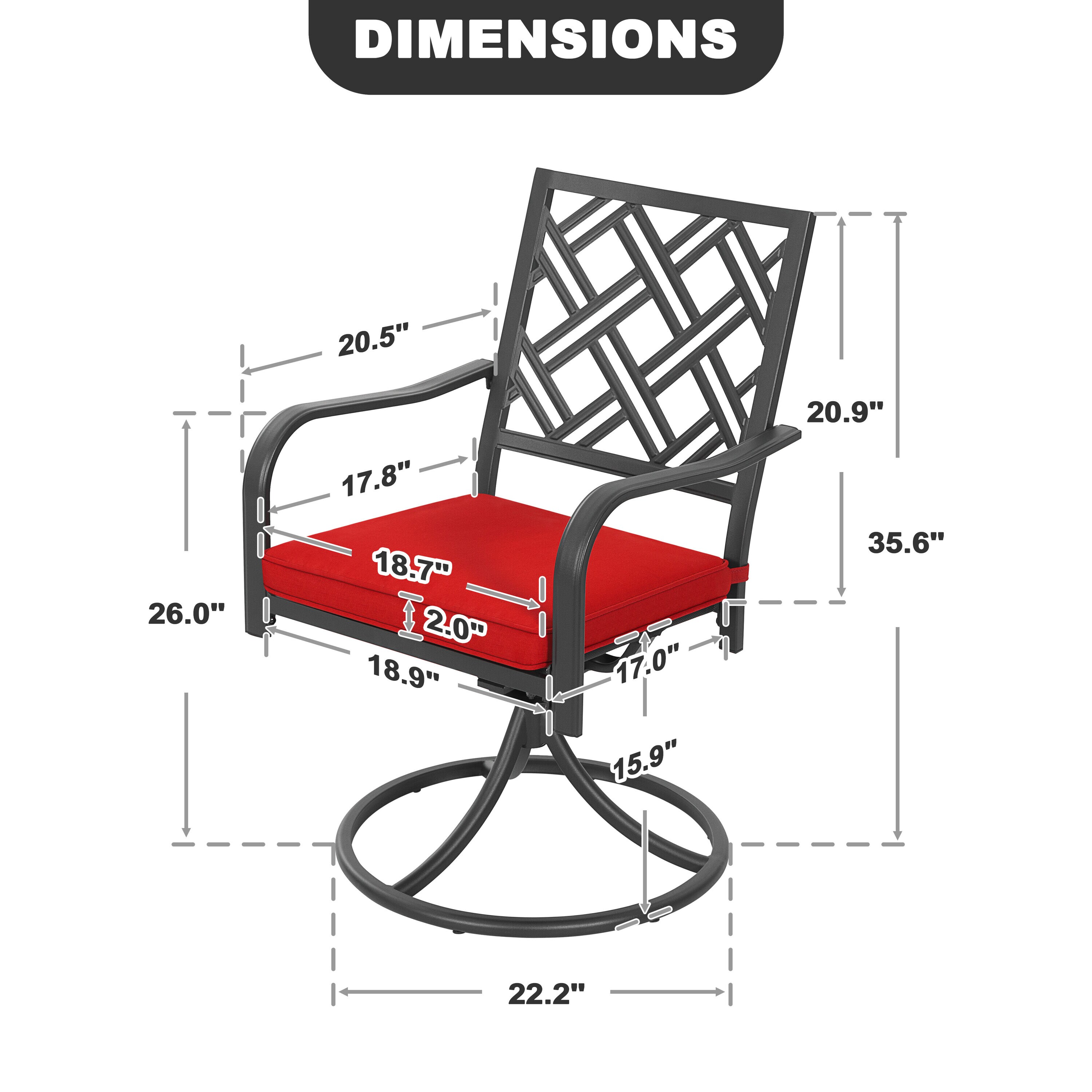 Nuu Garden DB153S Patio-Chairs - View #9