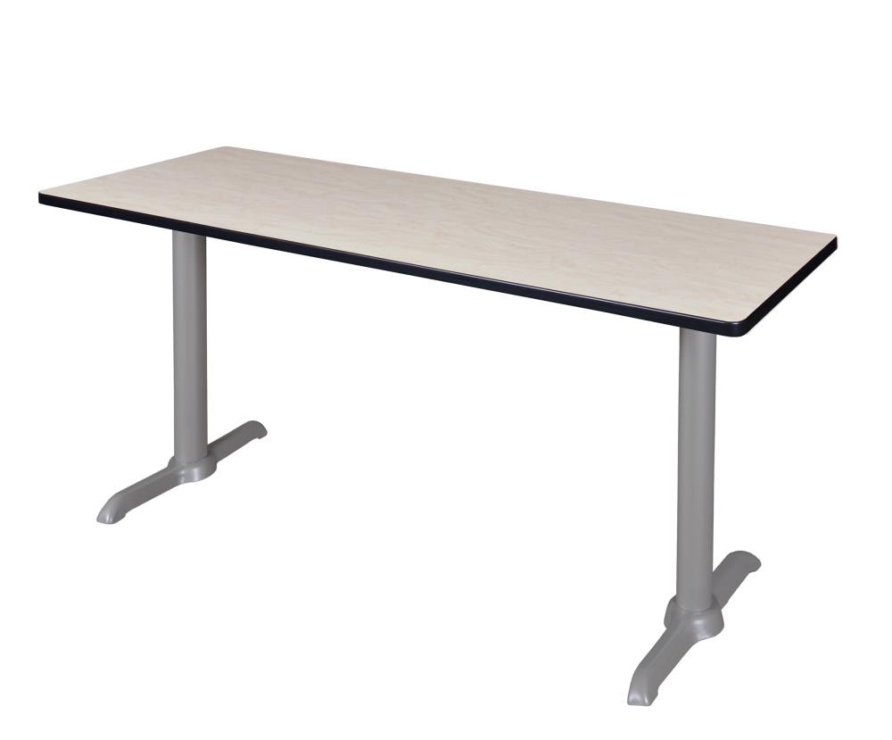 Regency MVTRCT6024PLGY Training Off-white 4-Person Training Table (60-in W x 29-in H)