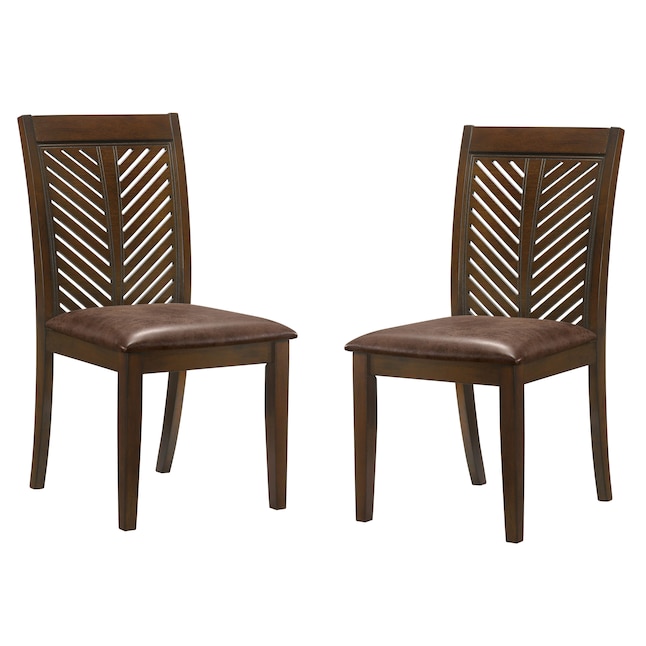 Dining Chairs, Wooden Padded Seat Dining Chairs