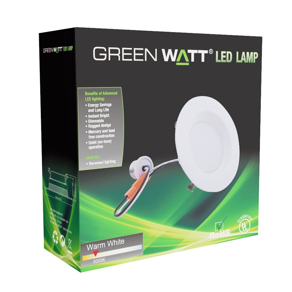 Green Watt L11-DL4D-13W-30K Led-Retrofit-Downlight - View #4