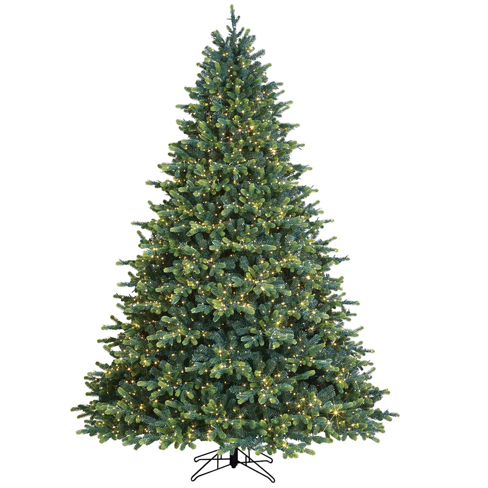 GE 7.5-ft Georgia Traditional Christmas Tree with LED Lights Lowes.com