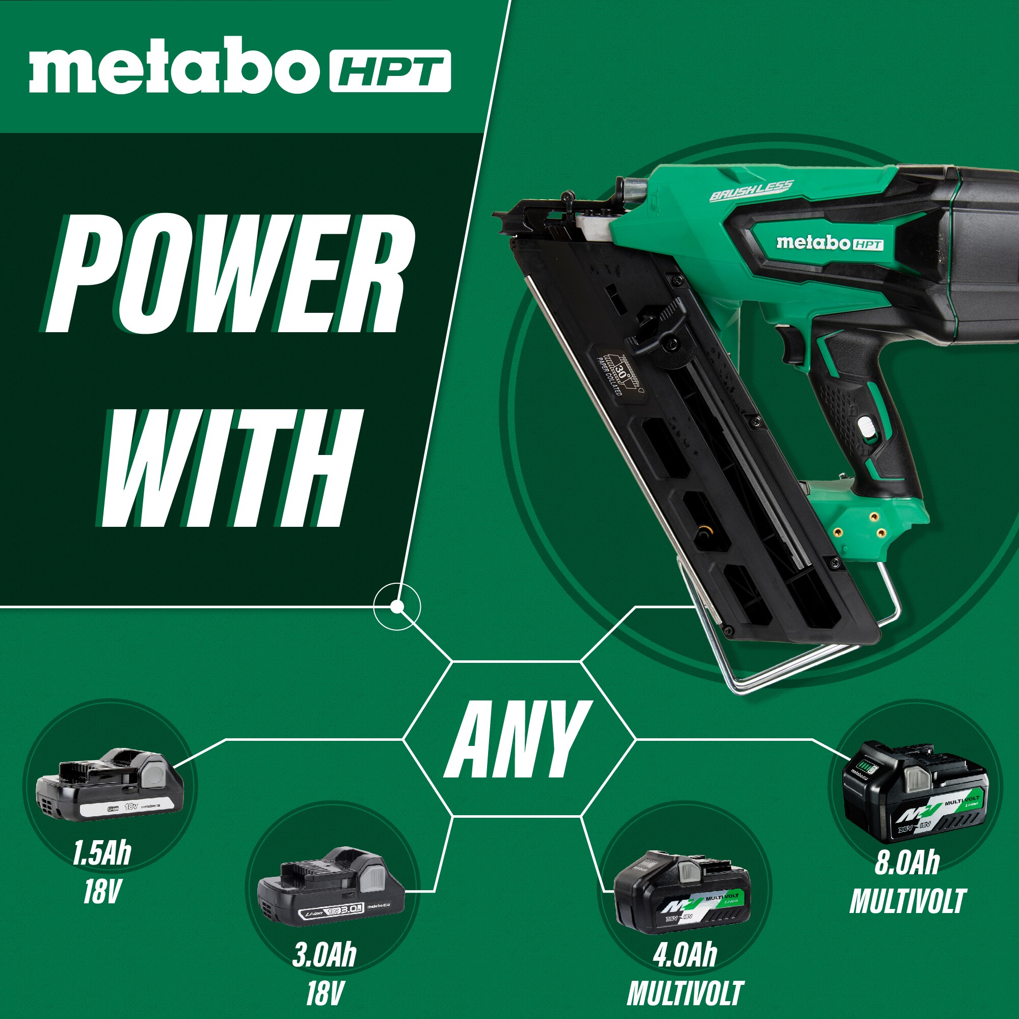 Metabo HPT NR1890DCSQ7M Cordless-Nailer - View #6