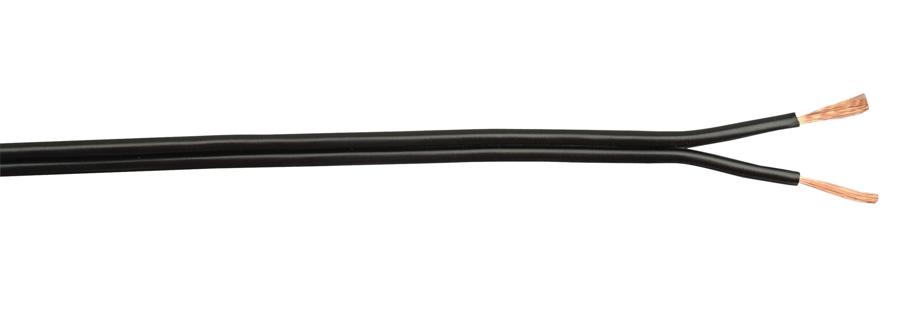 Coleman Cable 60126-S4-08 1-ft 16 / 2 Black Stranded Lamp Cord