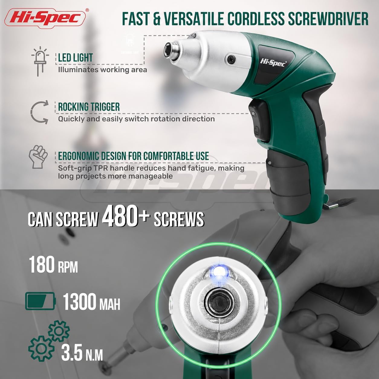 Hi-Spec 6945583102328 Cordless-Screwdrivers - View #2