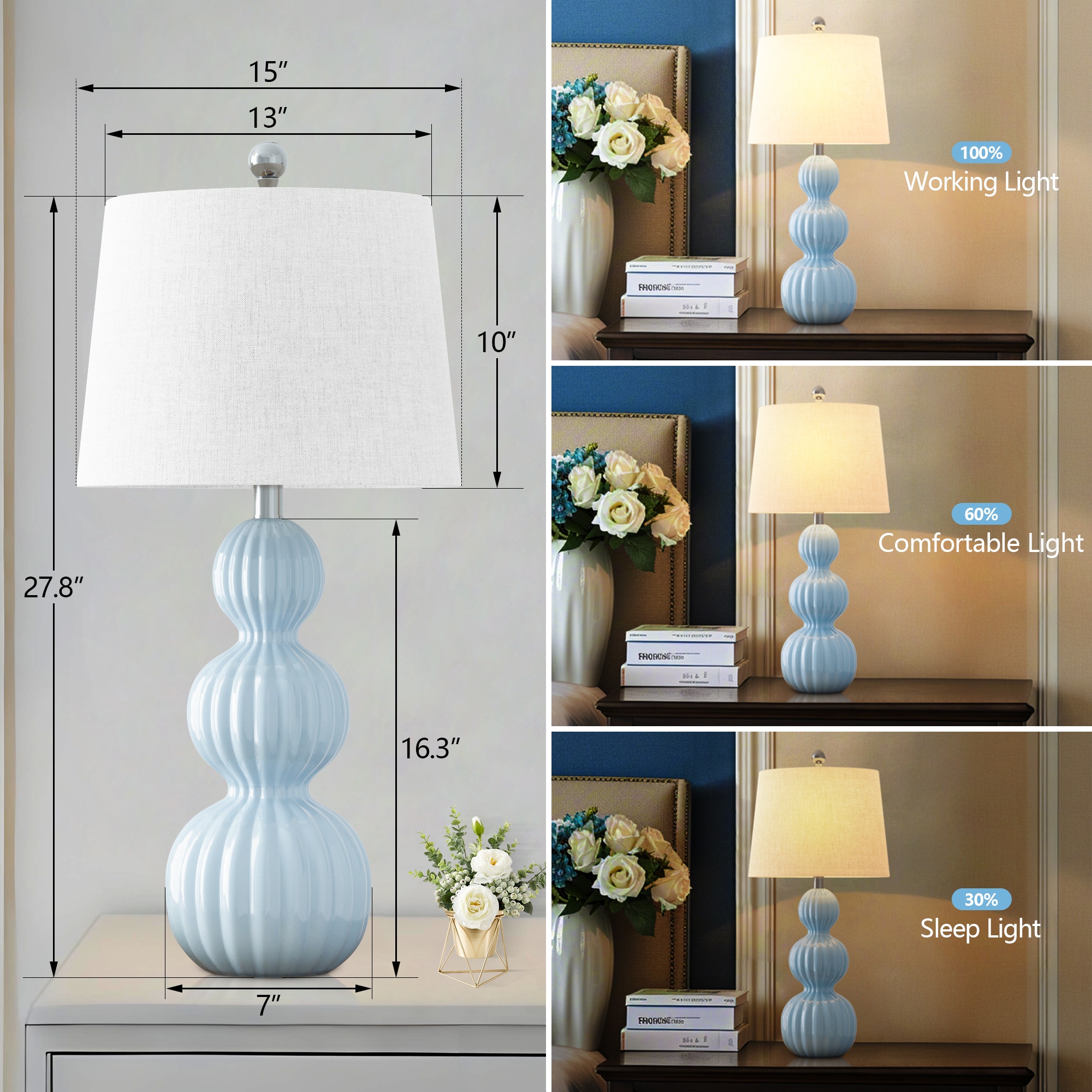 Maxax T45-BU Table-Lamps - View #3