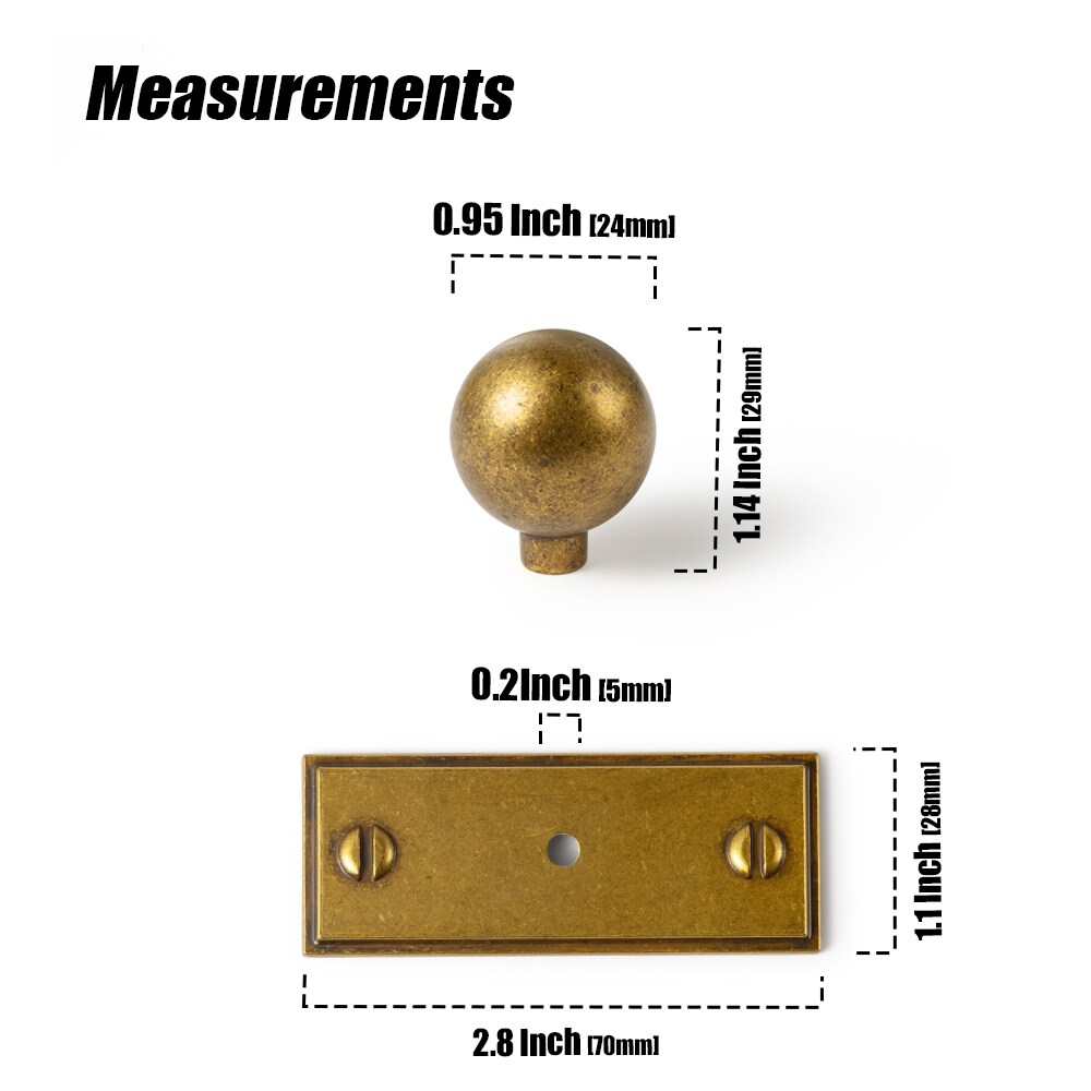 Miaokesen 052-GT-DK-DP-G015 Cabinet-Knobs - View #2