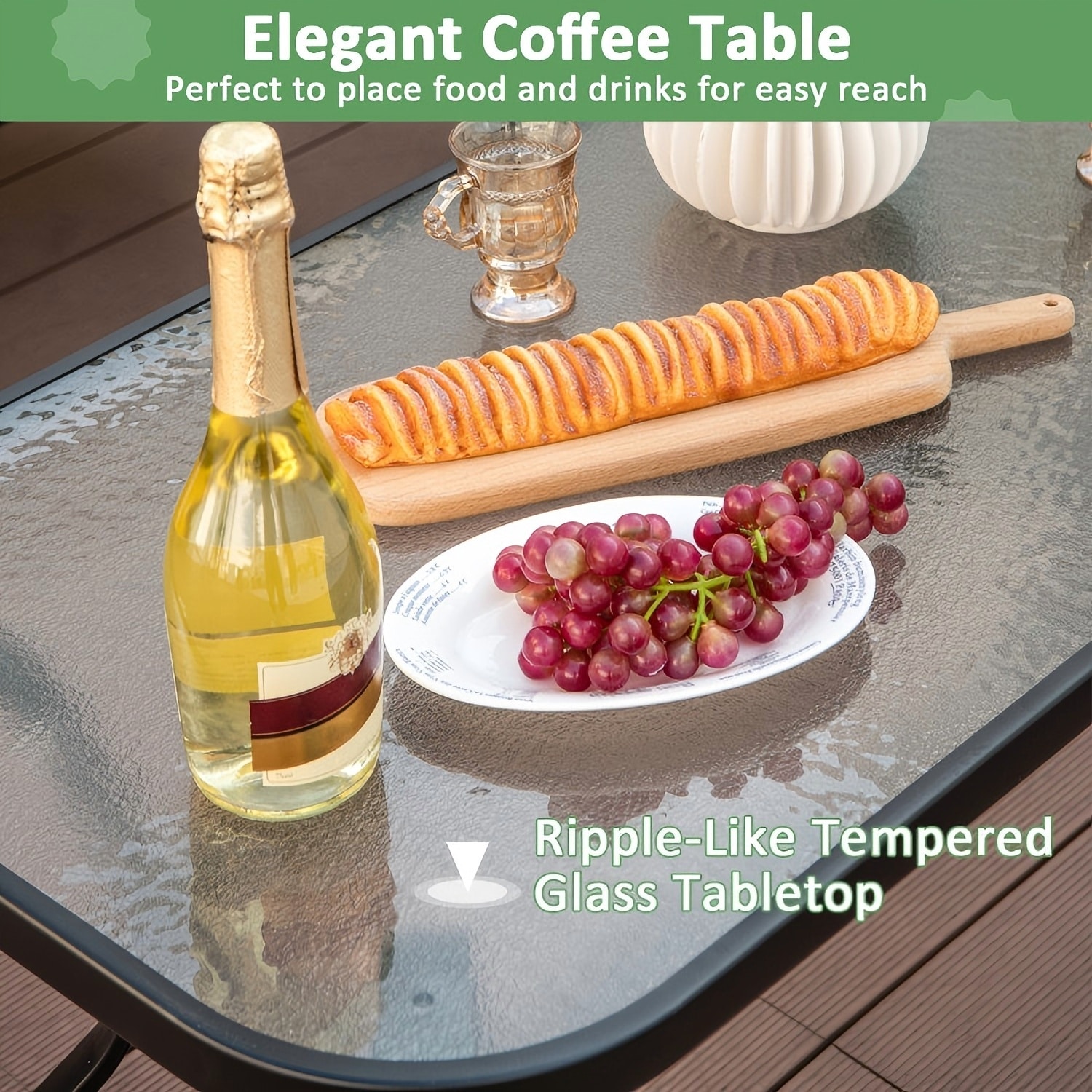 Forclover HBV-926GR Patio-Conversation-Sets - View #6