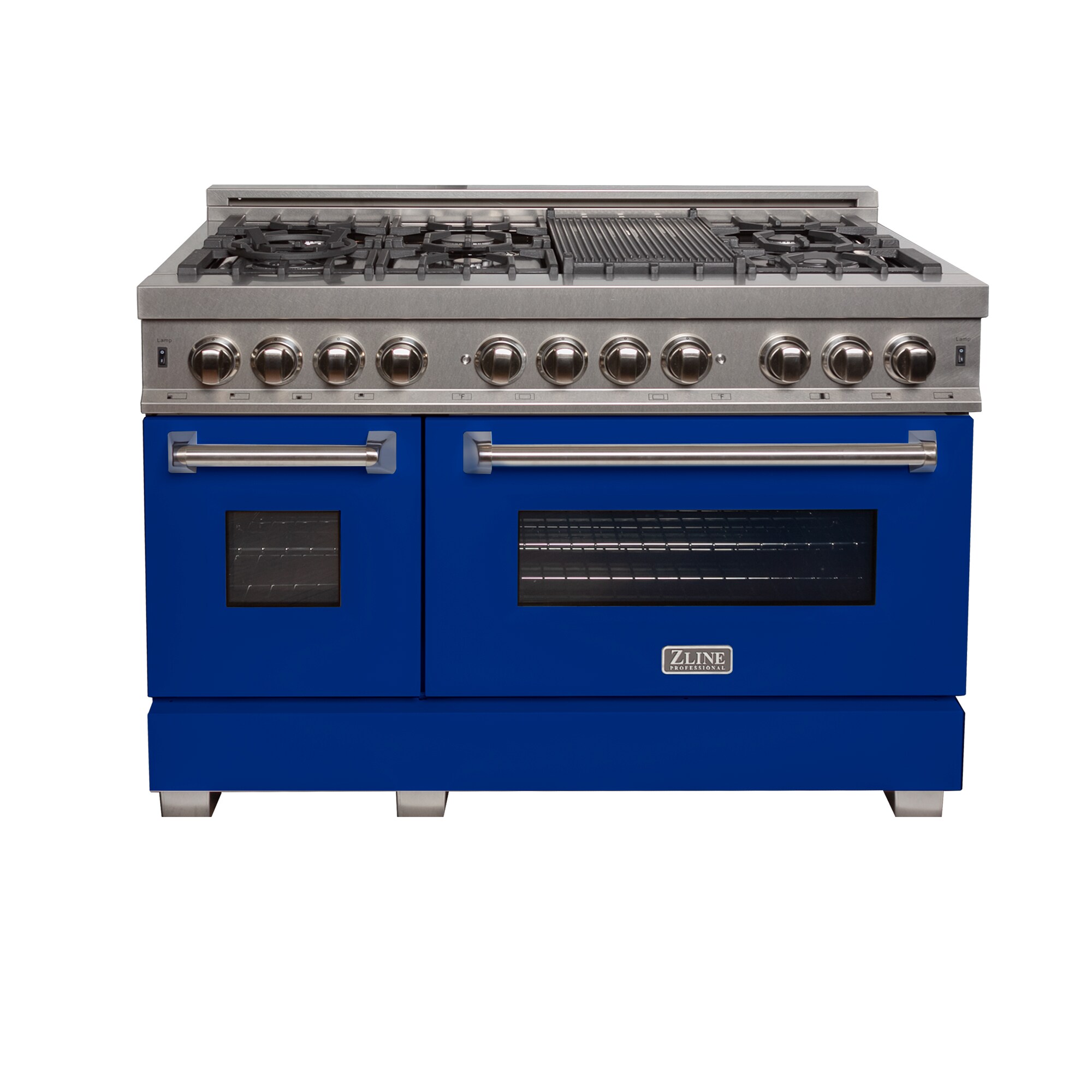 ZLINE KITCHEN & BATH RAS-BM-48 Double-Dual-Fuel-Ranges - View #4