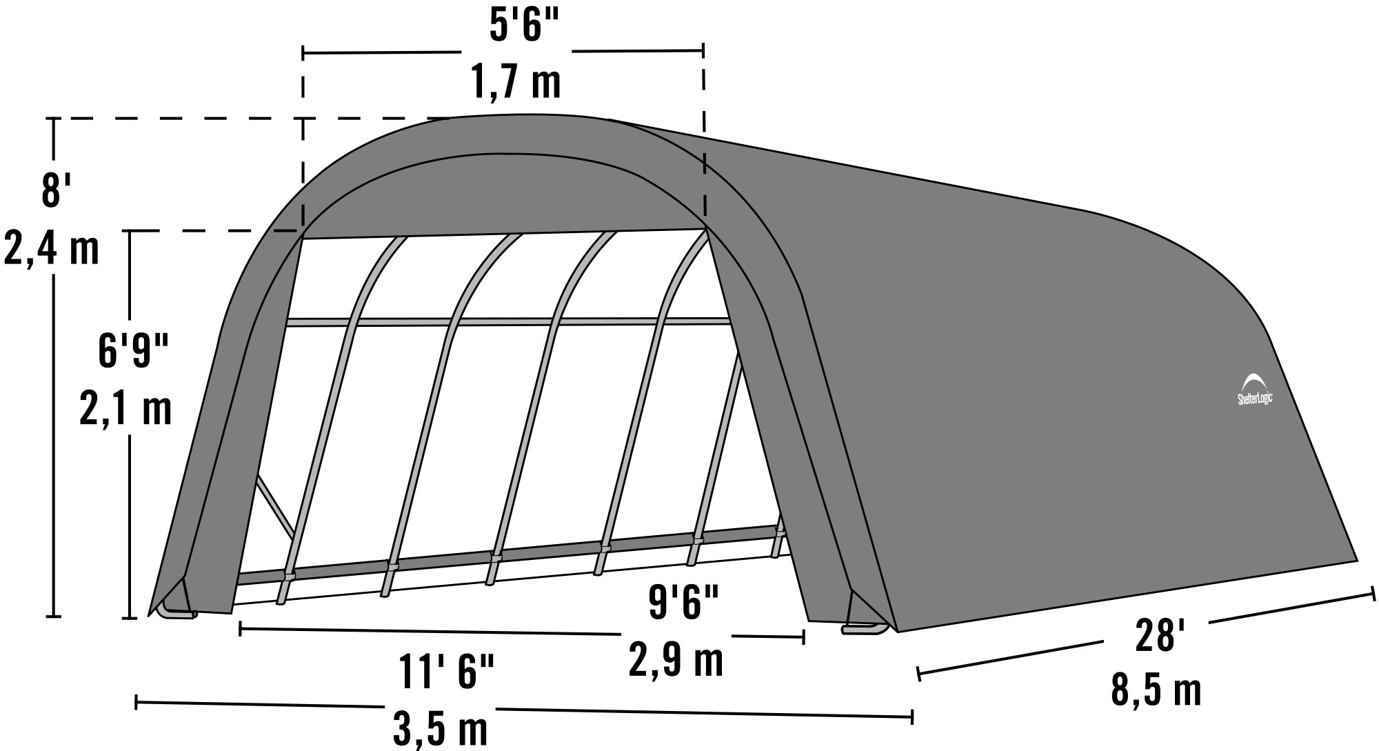 ShelterLogic 76642 Carport-Covers - View #11