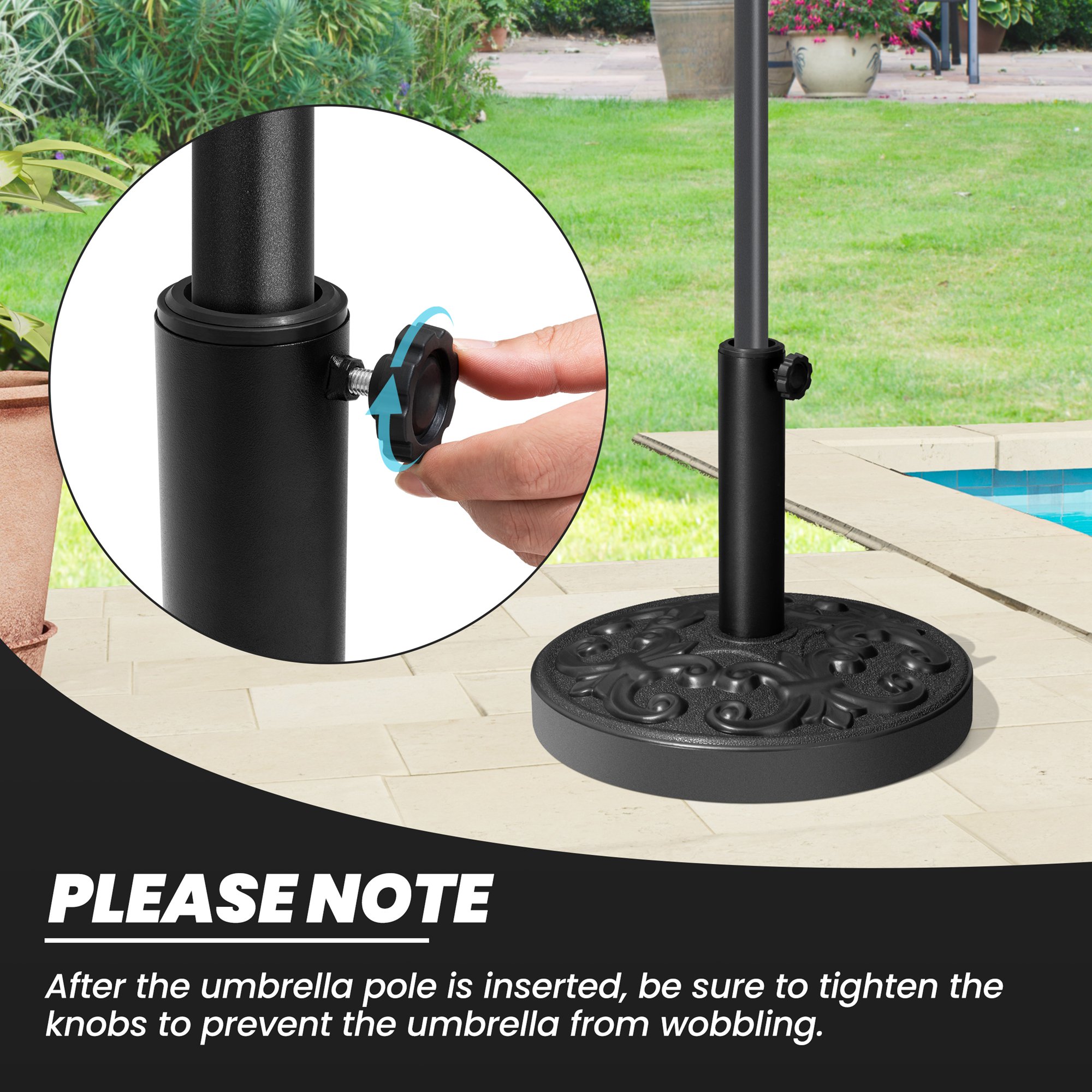 Crestlive Products CL-UB010BLK Umbrella-Bases - View #5
