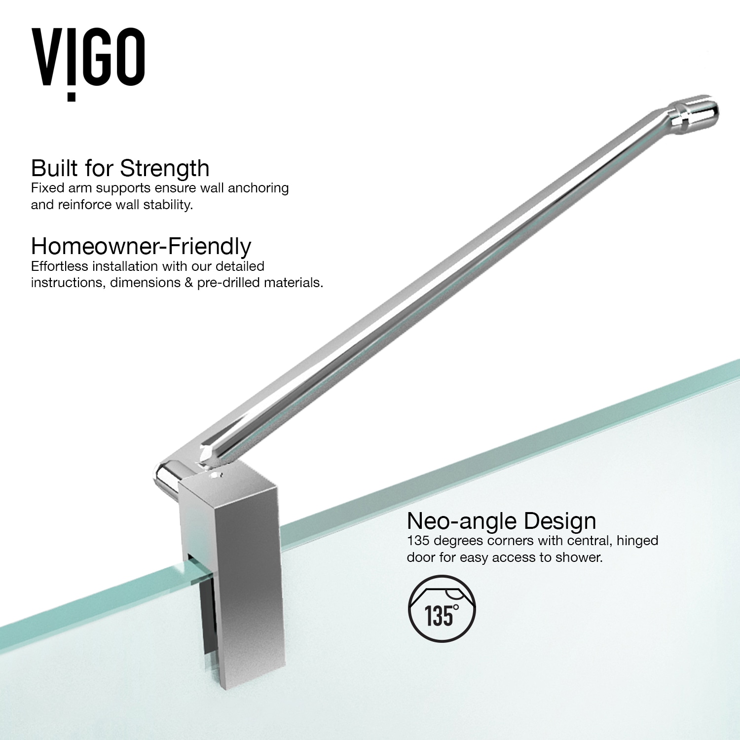 VIGO VG6062CHCL40 Shower-Doors - View #9