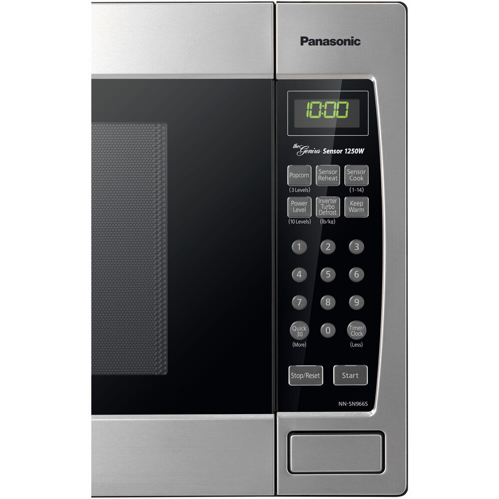 Panasonic 2.2-cu ft 1250-Watt Countertop Microwave (Stainless 