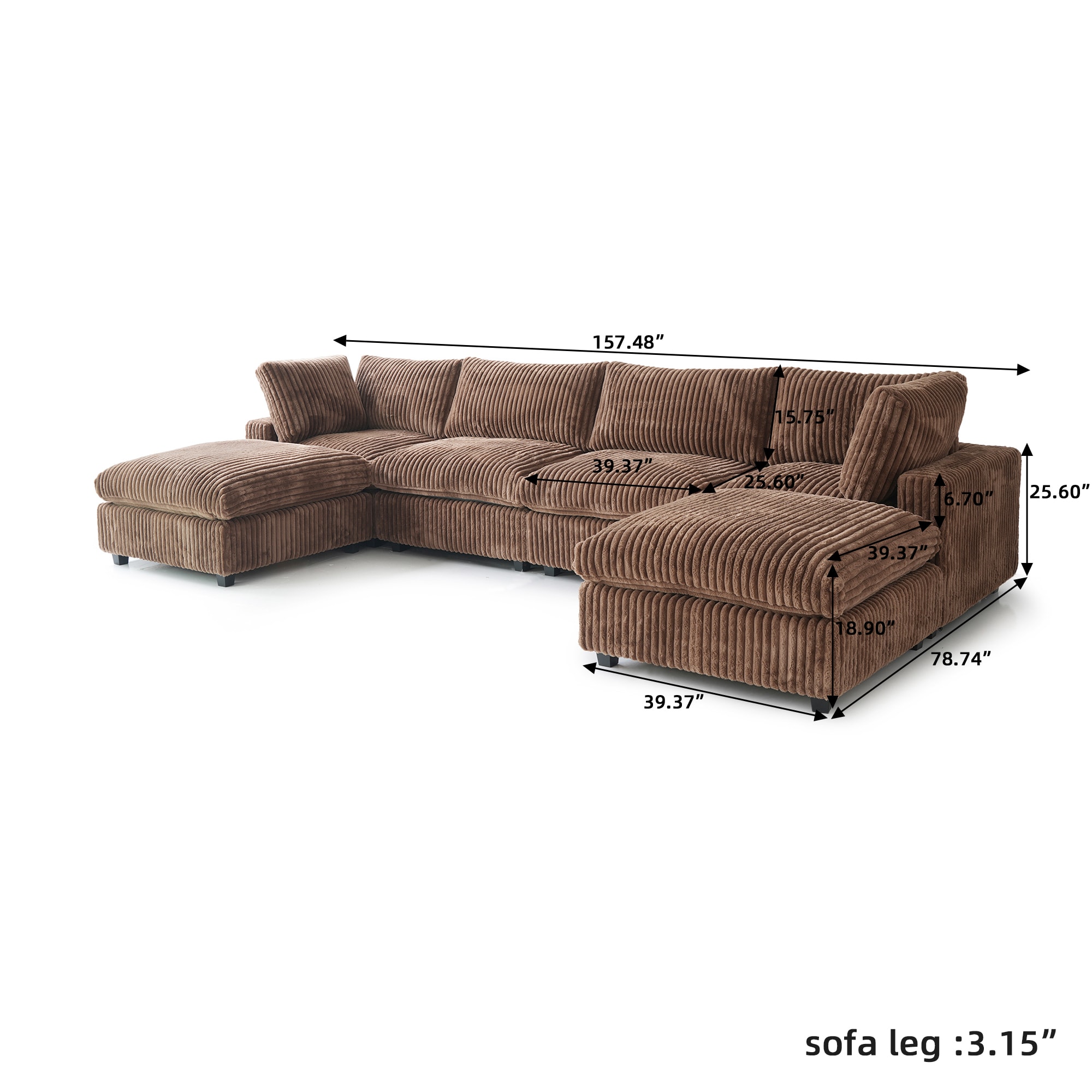 BuotiqHom DH-SF4+2-141TA Sofas-Loveseats - View #3