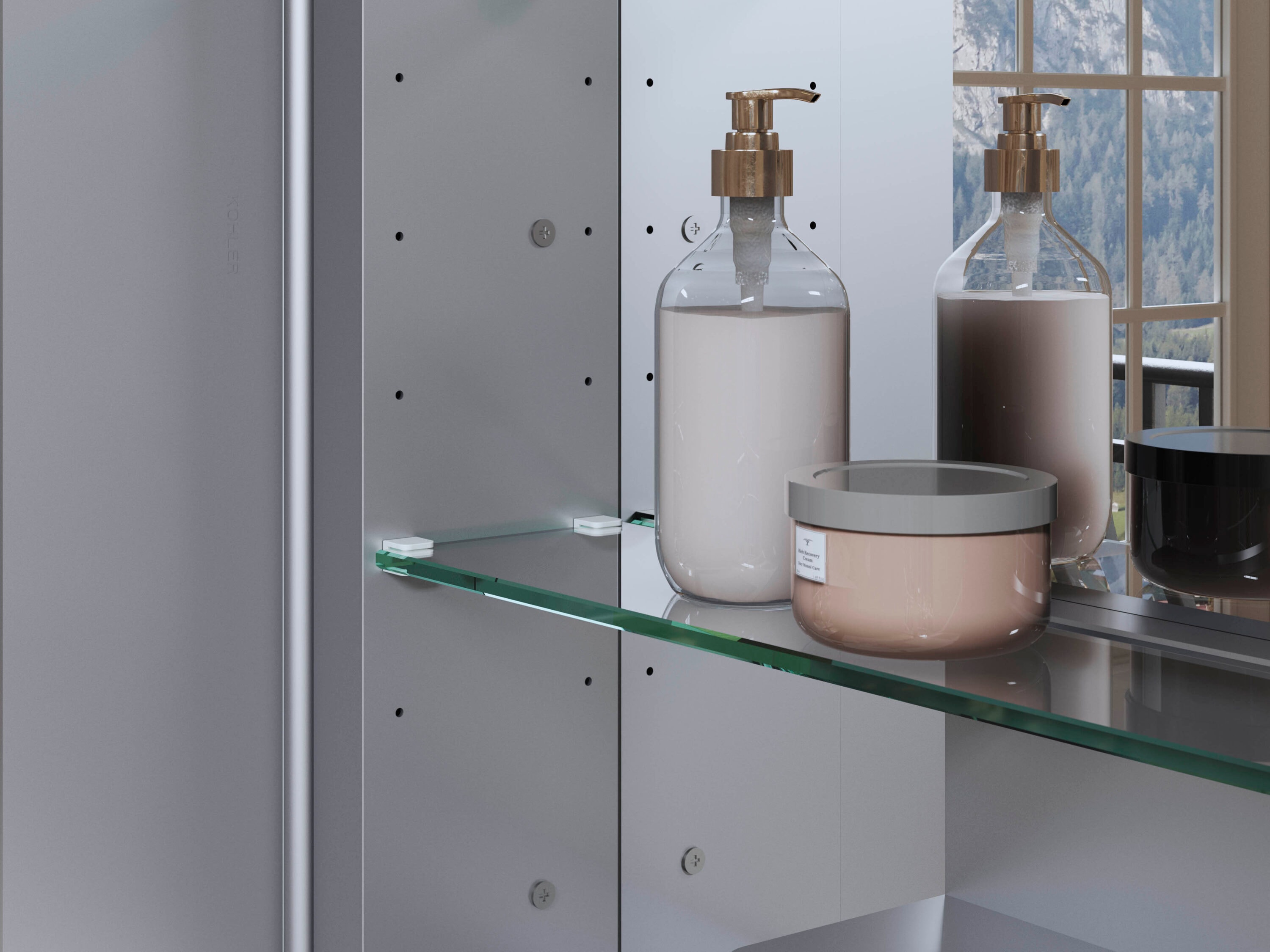 KOHLER 35573-NFC-NA Bathroom-Medicine-Cabinets - View #3