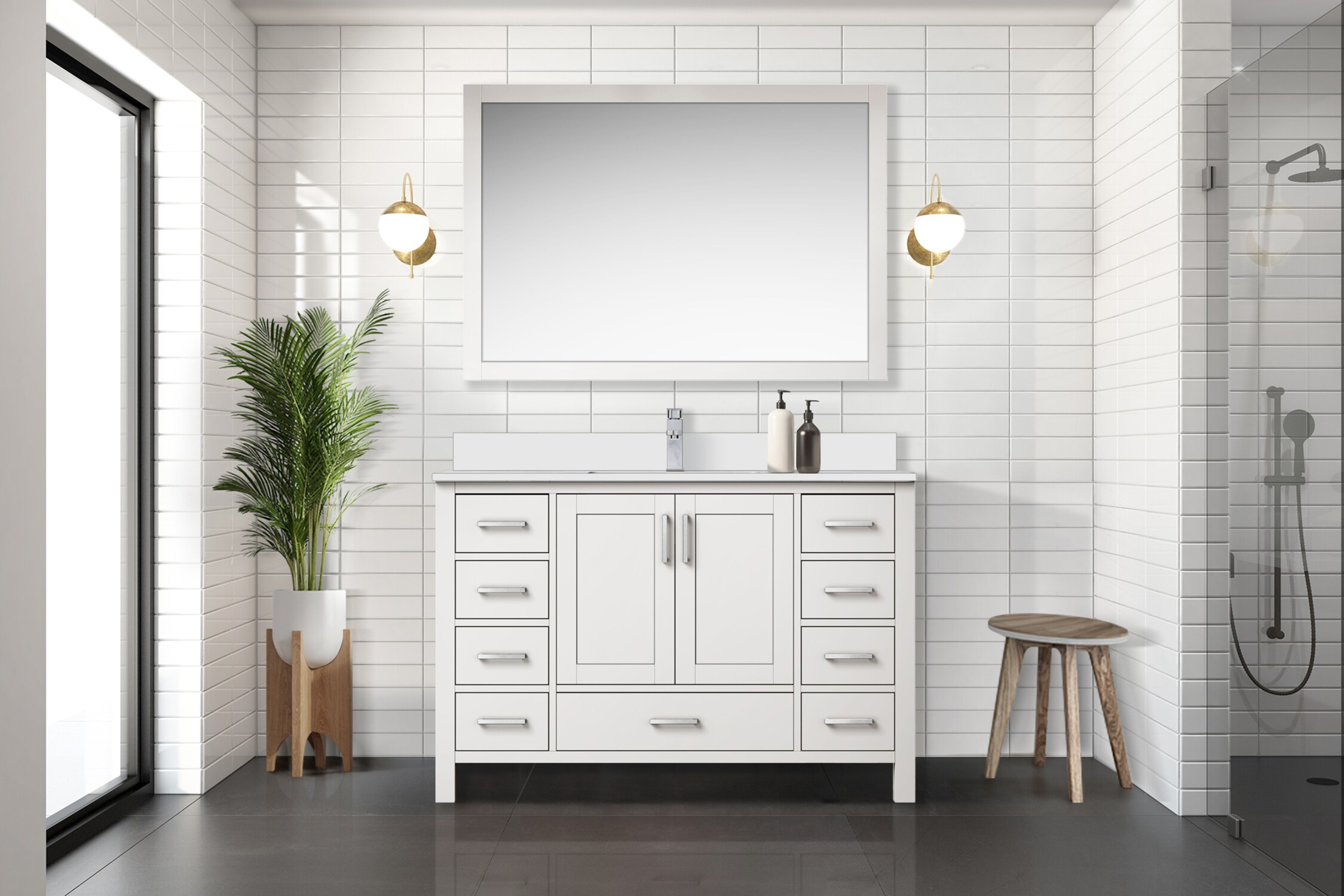 Lexora LVJ48SA200 Bath-Vanity-Combo - View #7