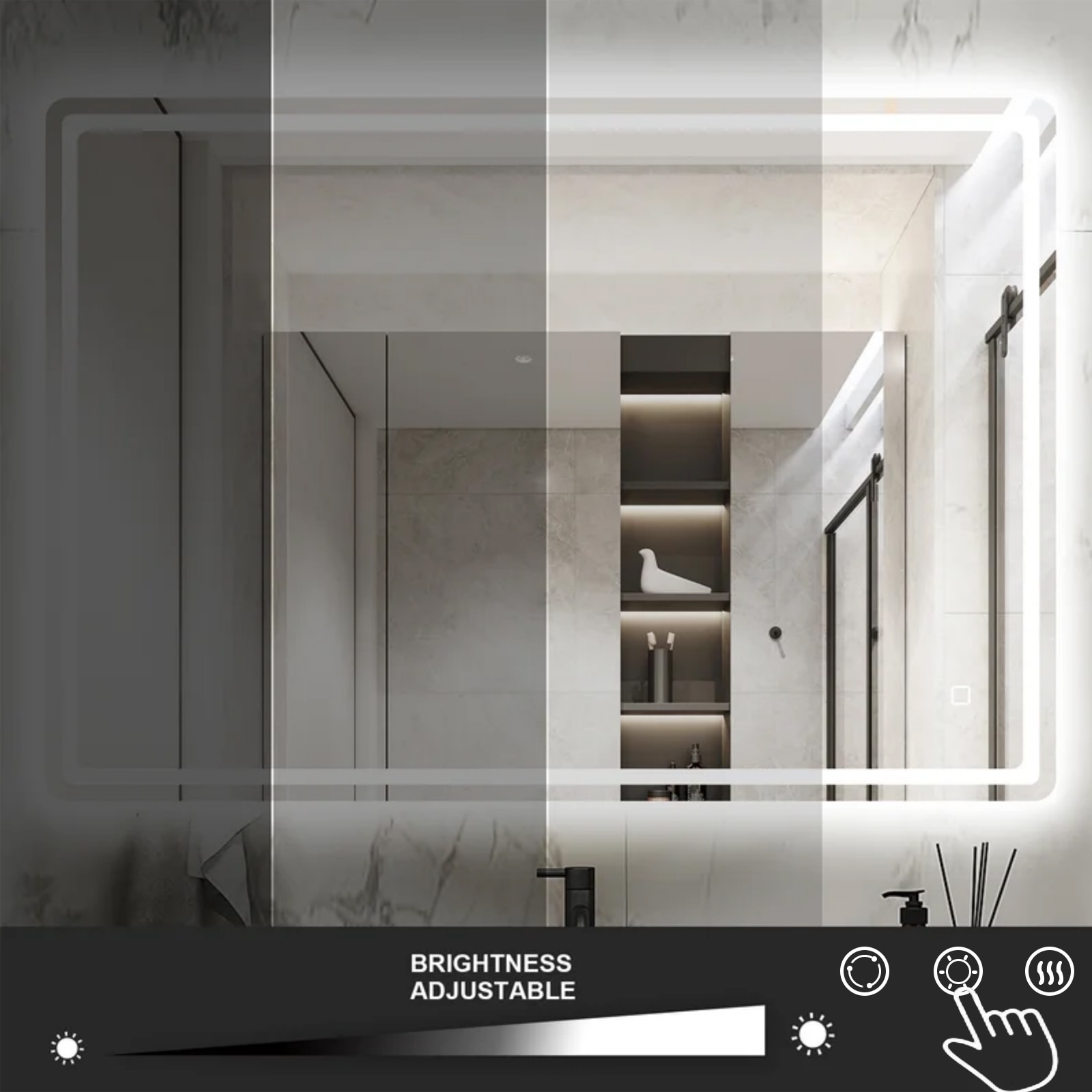 Maxax MXML01-79 Framed-Bath-Mirrors - View #7