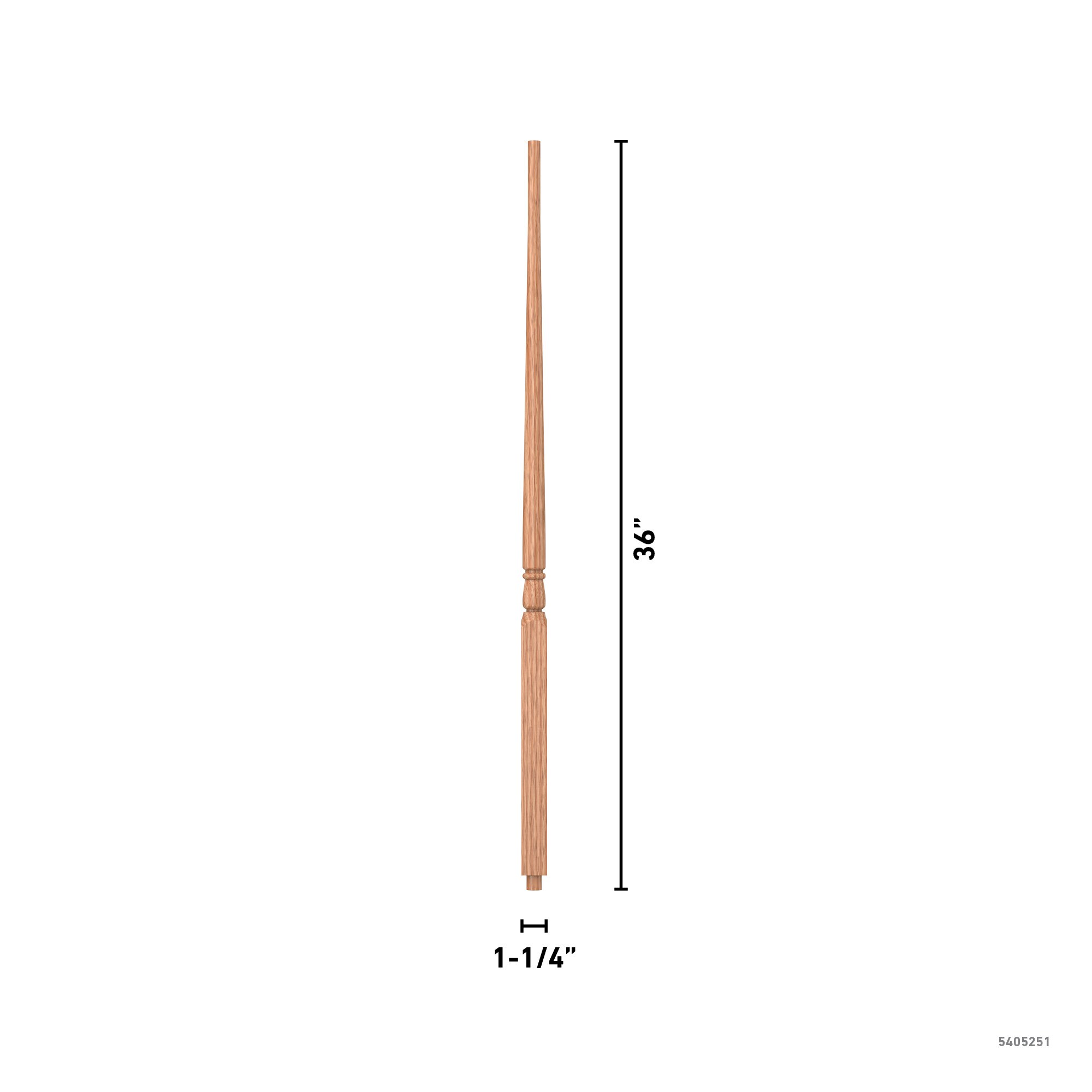 L.J. Smith Stair Systems S-5015-O 36 Interior-Stairpart-Balusters - View #4