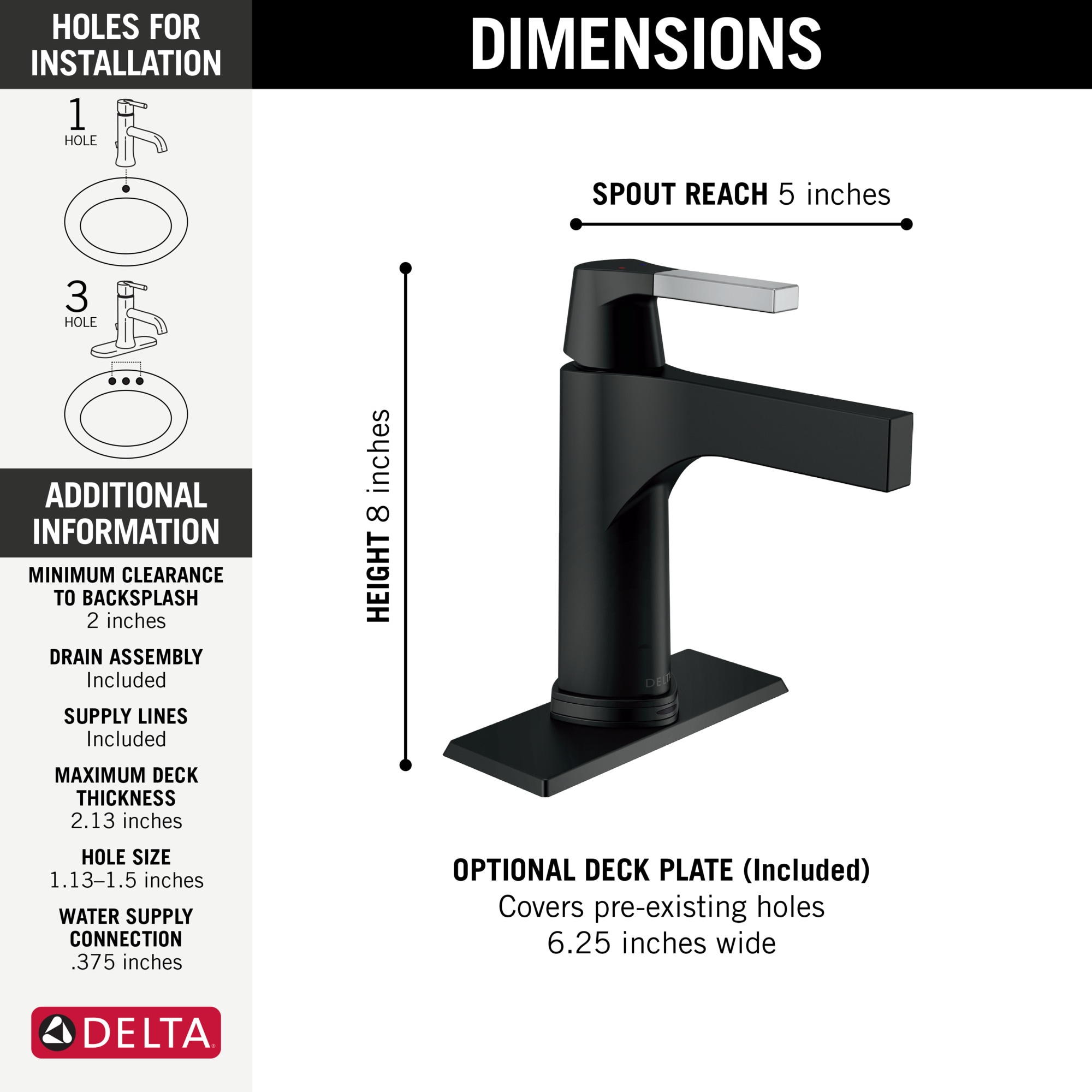 Delta 574T-CS-DST Lavatory-Faucets - View #7