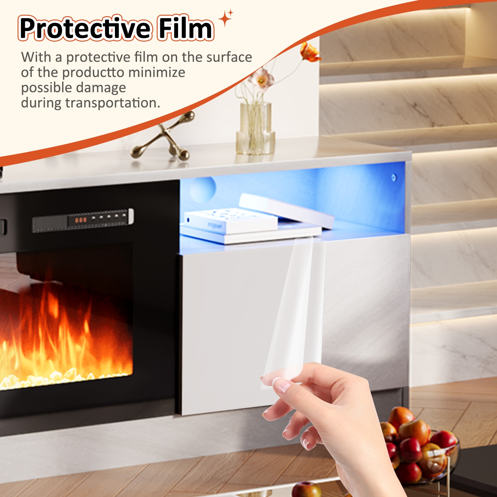 Bapipro TE22A28G Electric-Fireplaces - View #6
