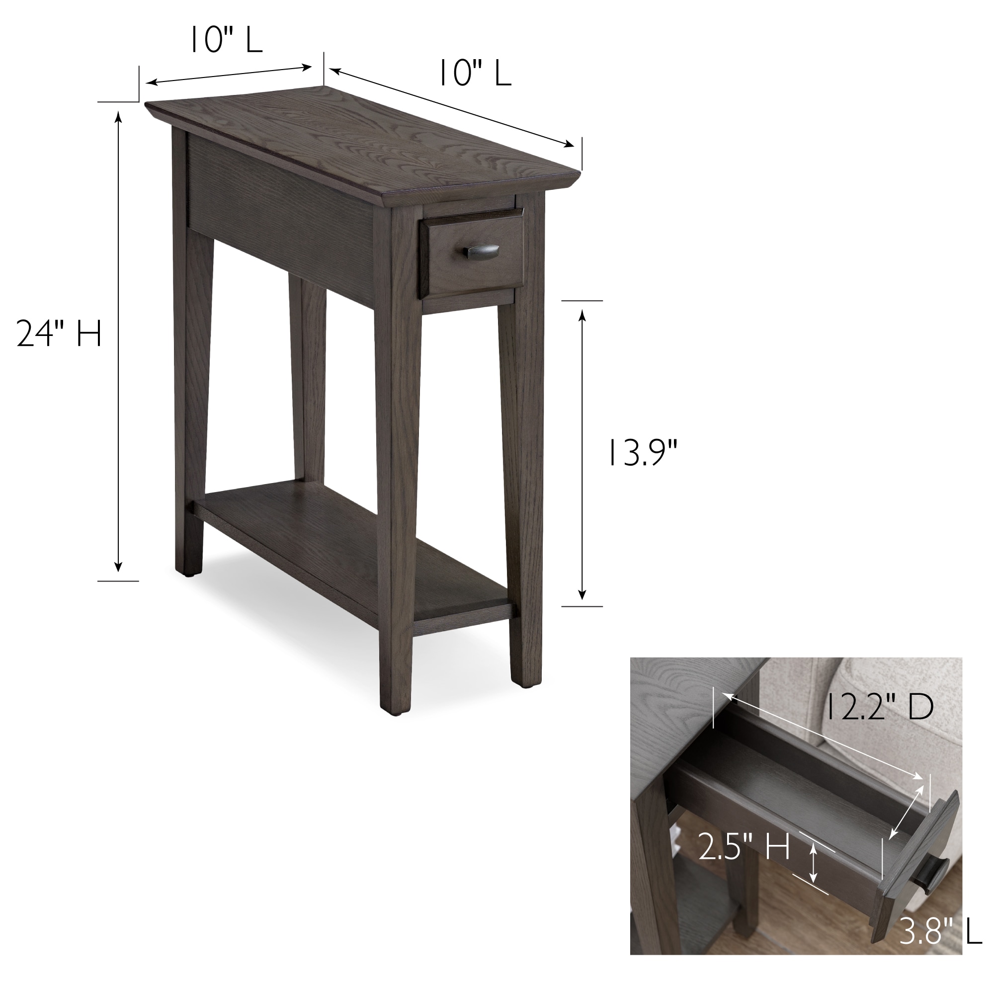 Leick Home 10071-GR End-Tables - View #2