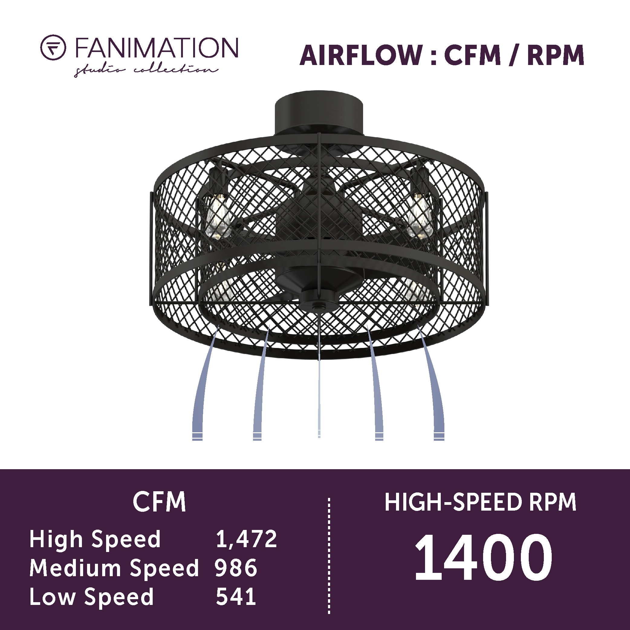 Fanimation Studio Collection LP8350BLAZ Ceiling-Fans - View #15