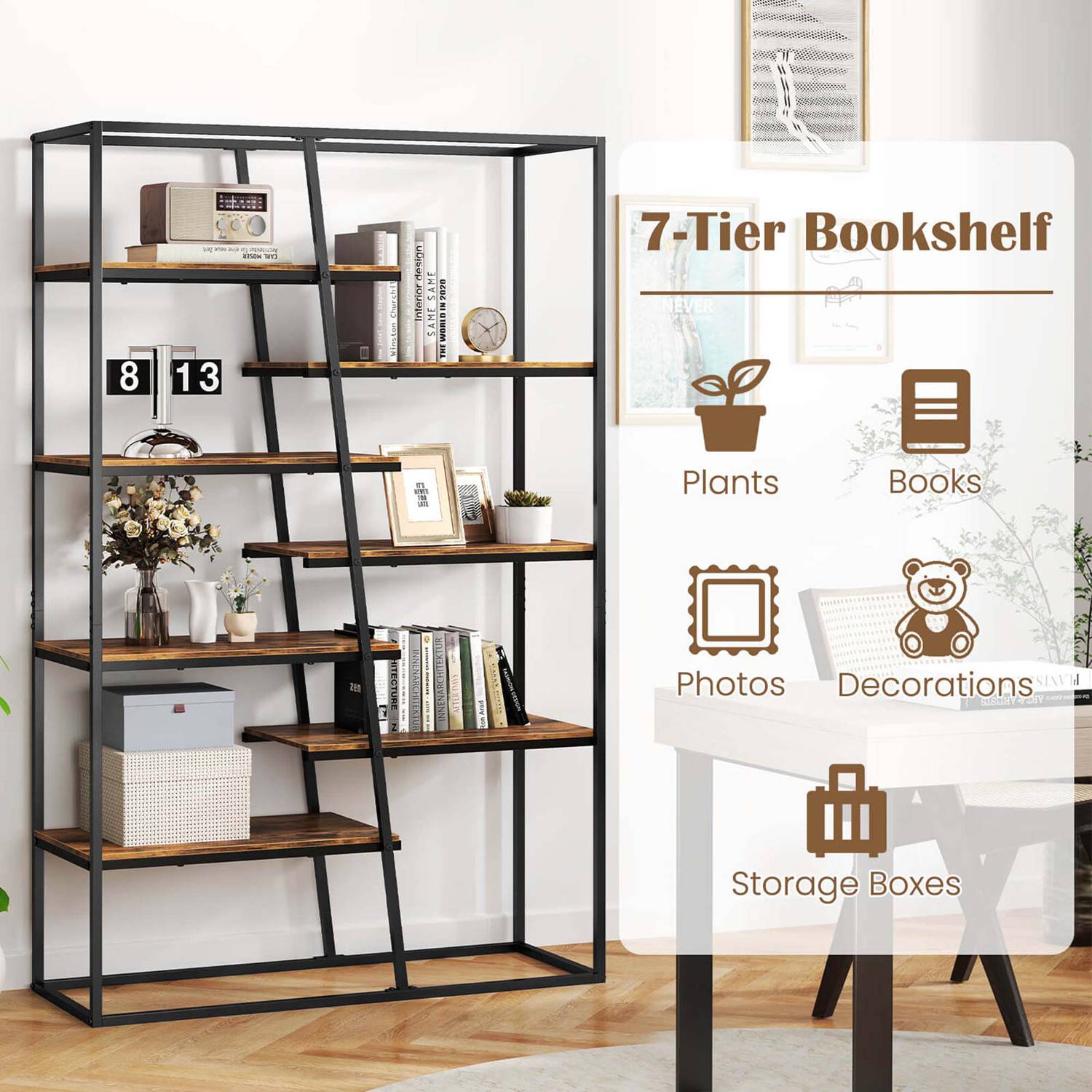 Costway CSHY003808 bookcases - View #7