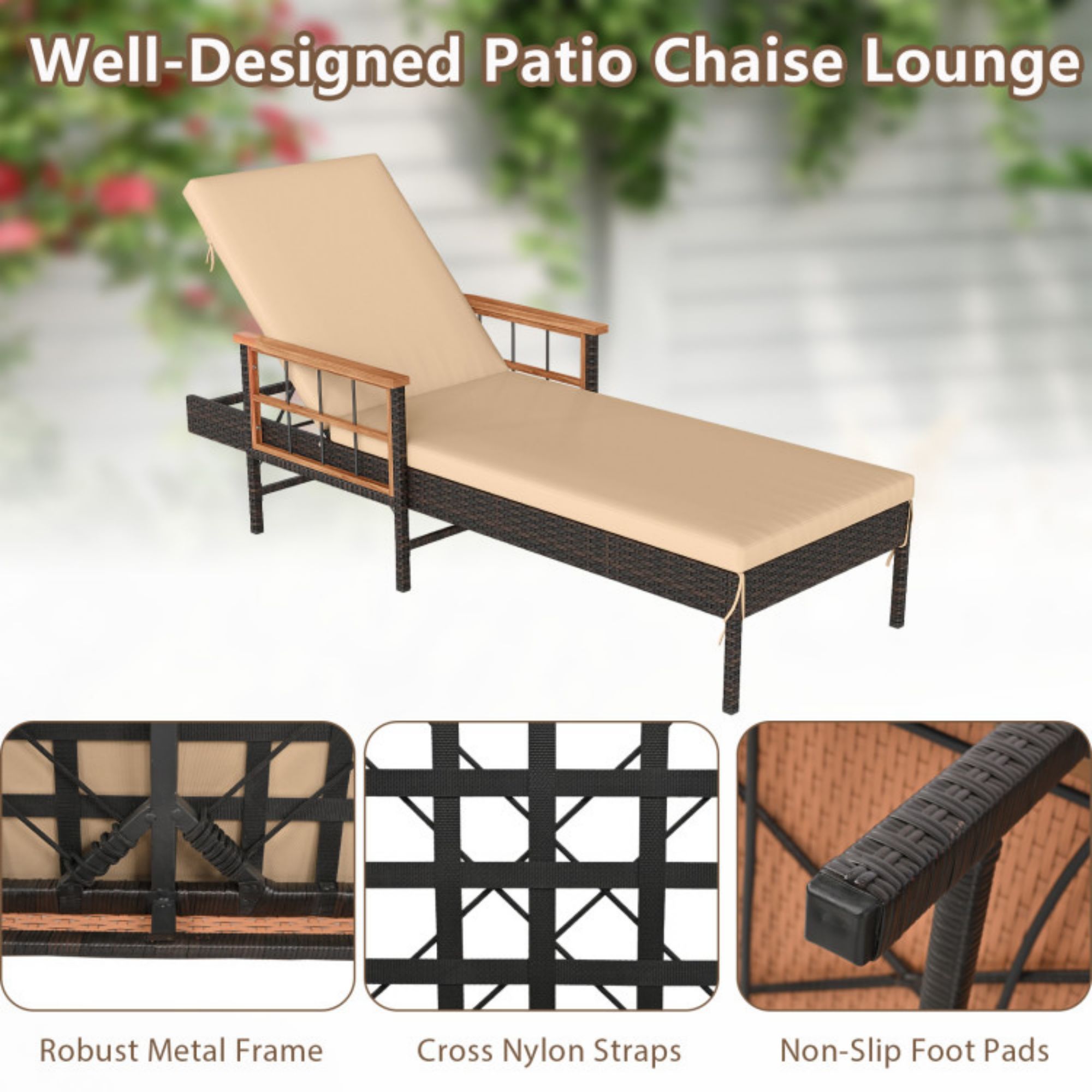 Clihome CWCH-HW63AC758 Patio-Chairs - View #8