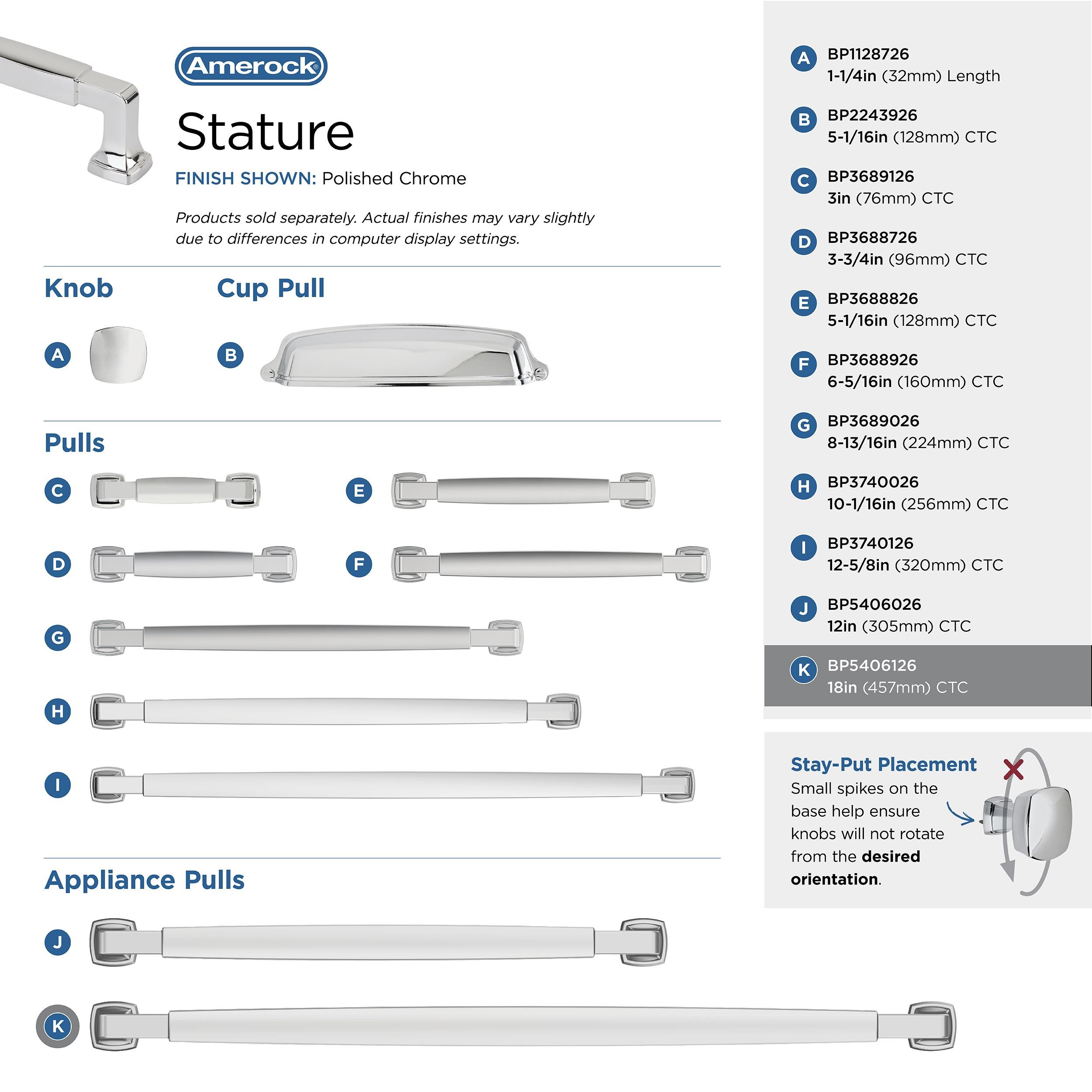 Amerock BP5406126 Cabinet-Pulls - View #6