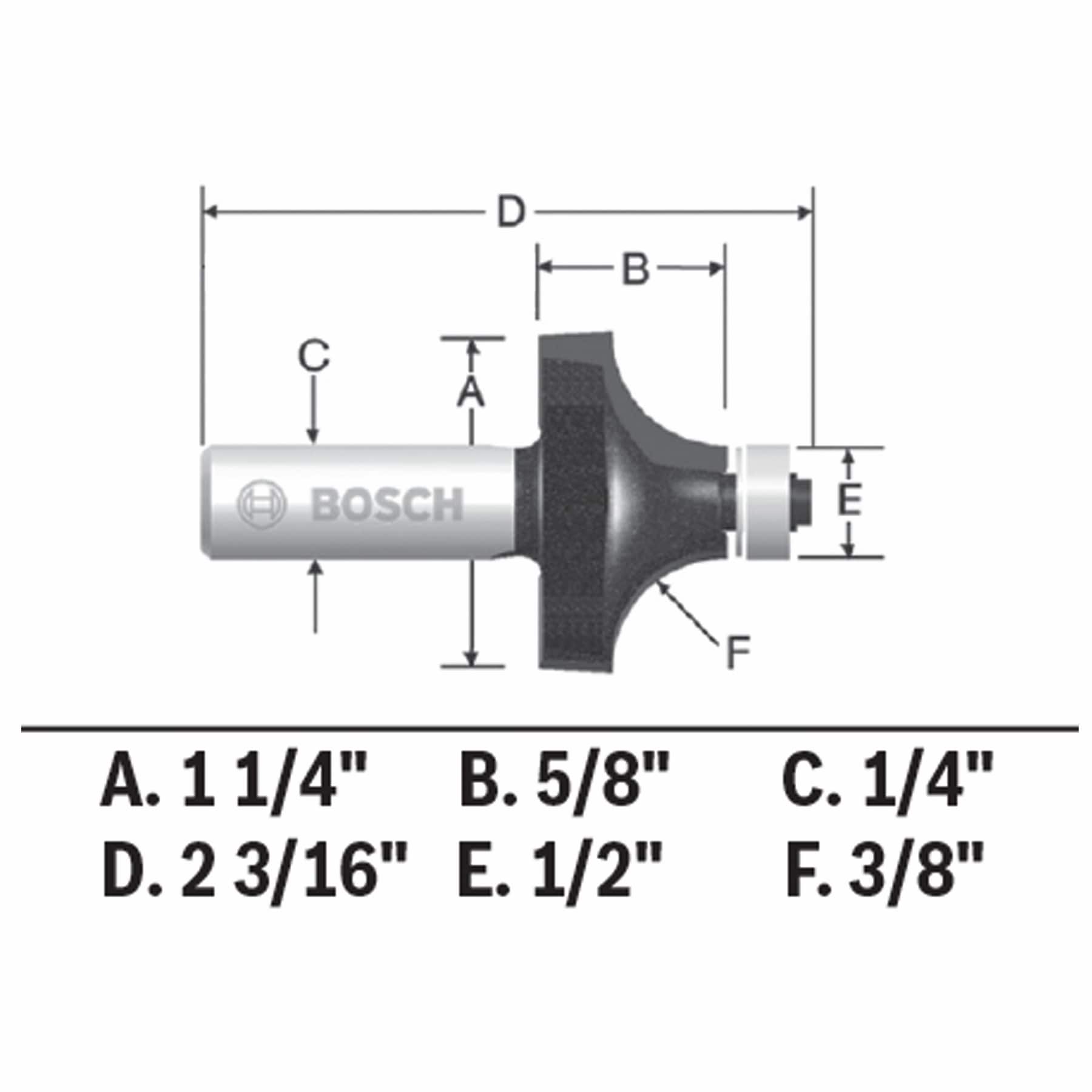 Bosch 85296MC Edge-Forming-Router-Bits - View #5