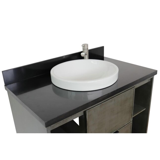 Bellaterra Home LV0502-LY Single Vanity- Cab only 36-in Linen Sage Bellaterra Home LV0502-LY Single Vanity- Cab only 36-in Linen Sage