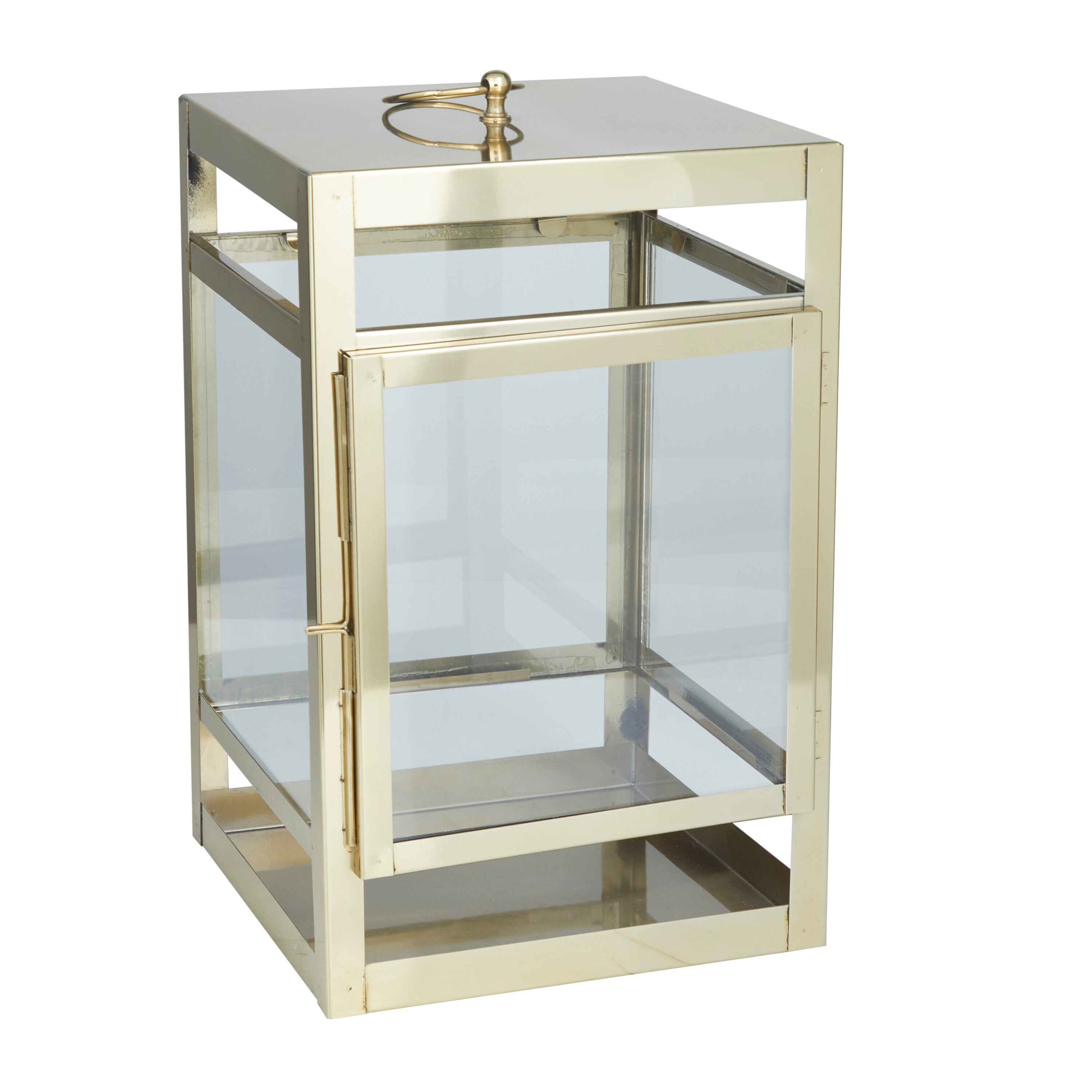 Grayson Lane 59240 1 Candle Stainless steel Lantern Candle Holder