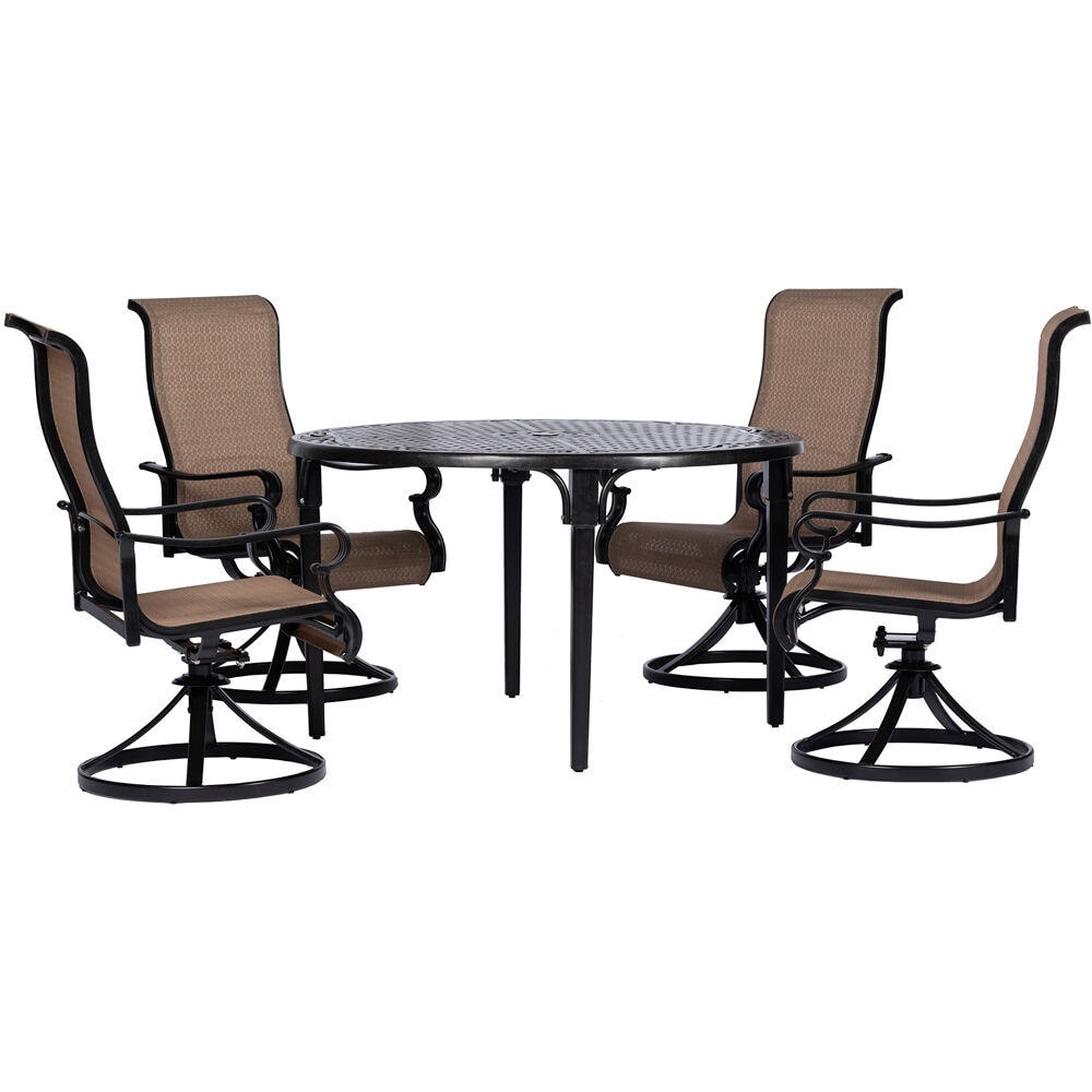 Hanover BRIGDN5PCSWRD Patio-Dining-Sets - View #2