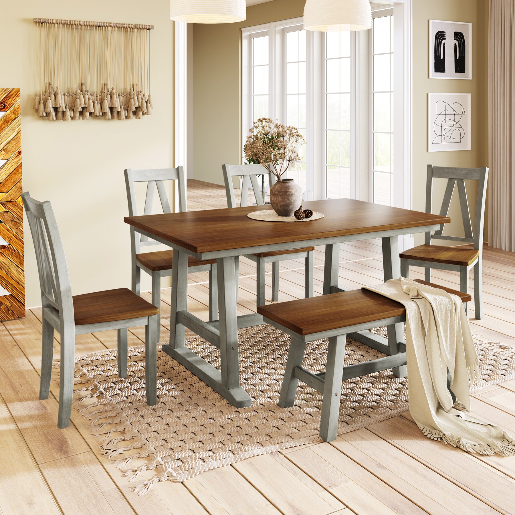 SINOFURN SYA330076GY Dining-Sets - View #2