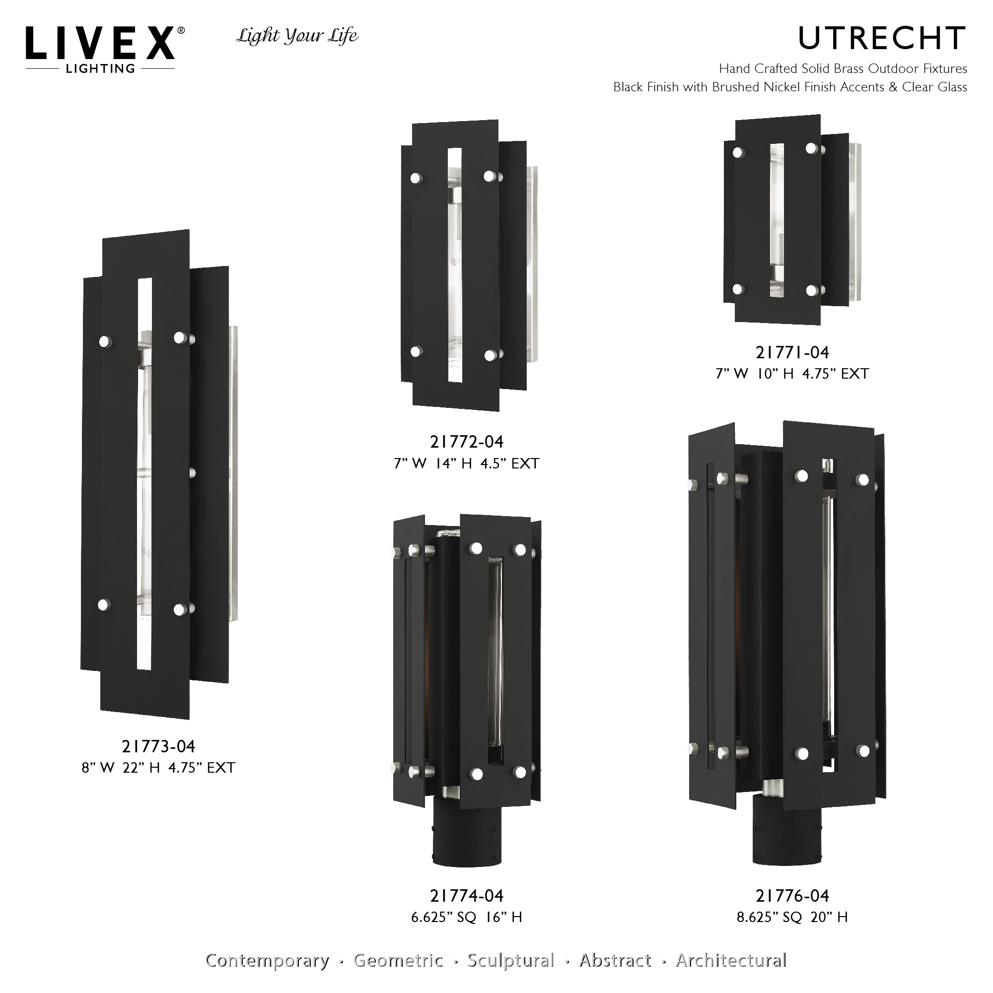 Livex Lighting 21776-04 Post-Lights - View #2