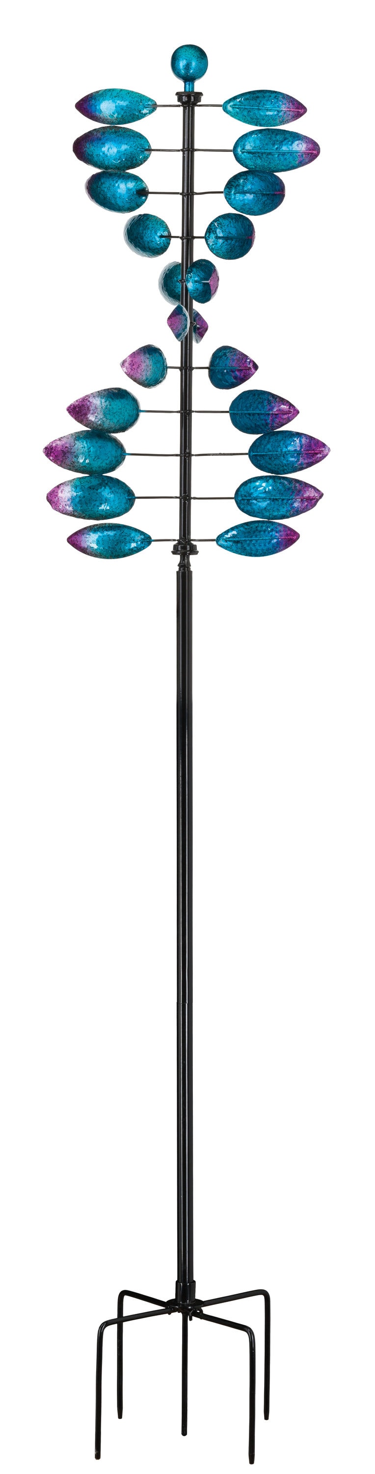 Regal Art & Gift 12255 Tiffany Blue/Bronze Aluminum Wind Spinner