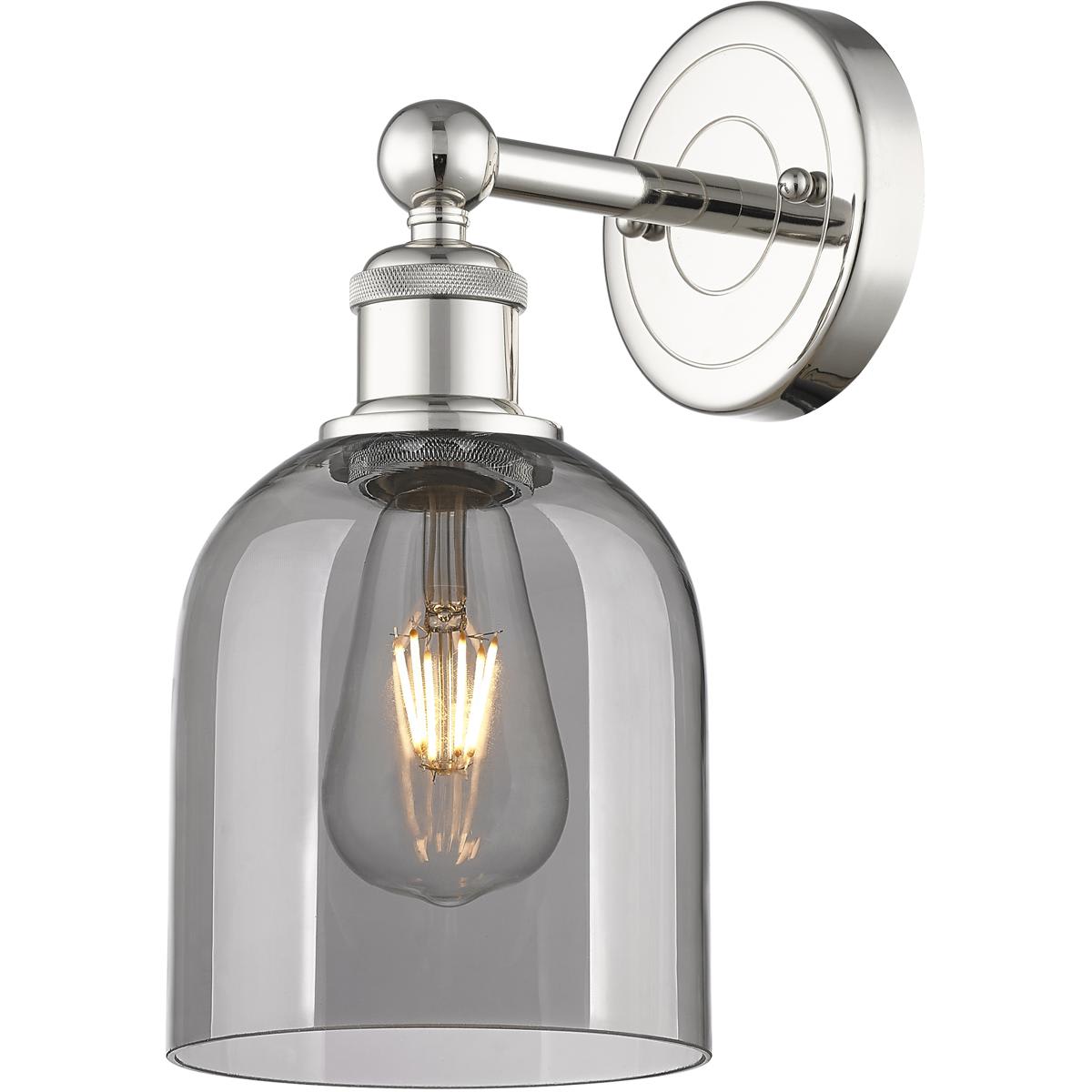 Innovations Lighting - 616-1W-PN-G558-6SM Edison Bella Wall Sconce Polished Nickel