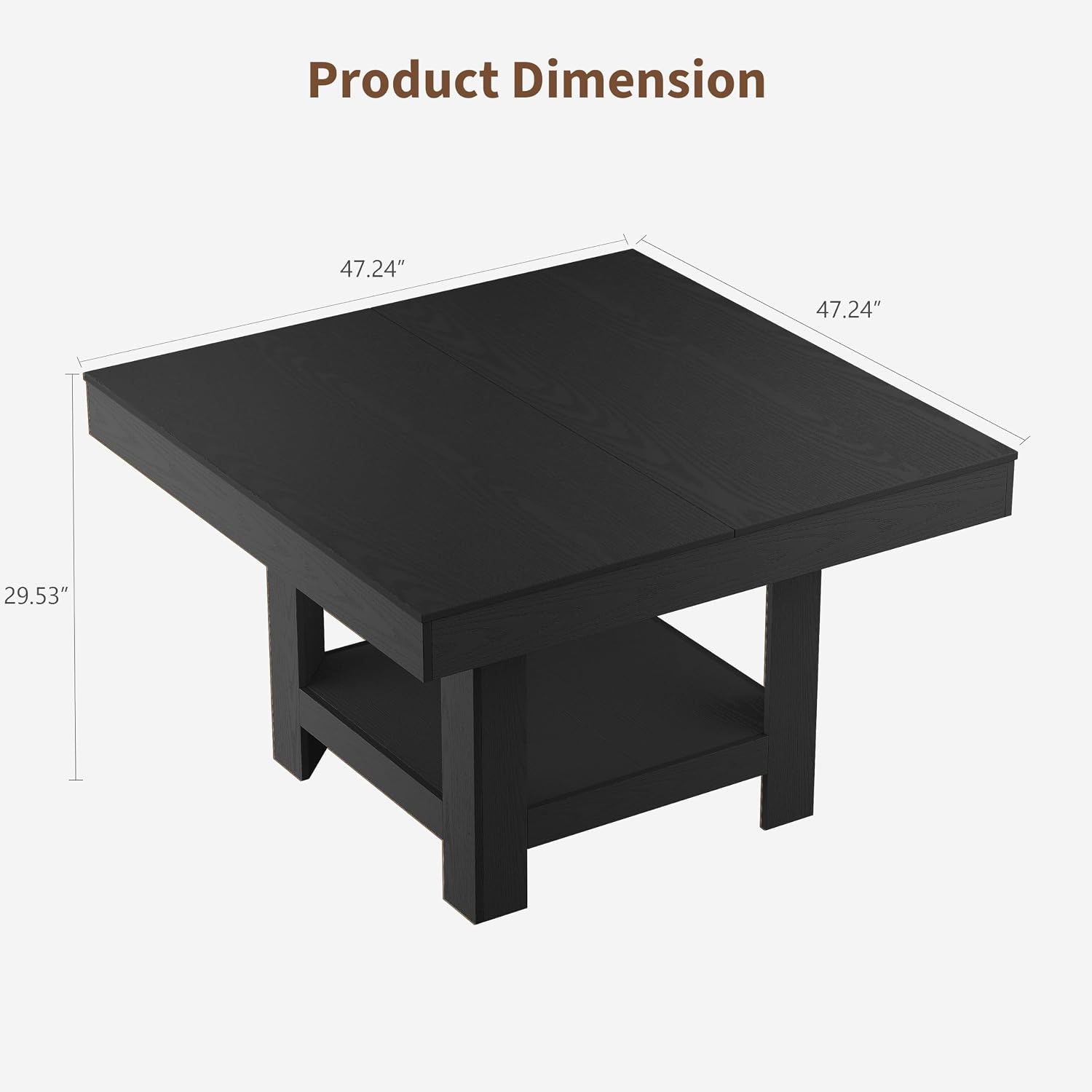 GAOMON CNANEWGRVX10VJY Dining-Tables - View #2