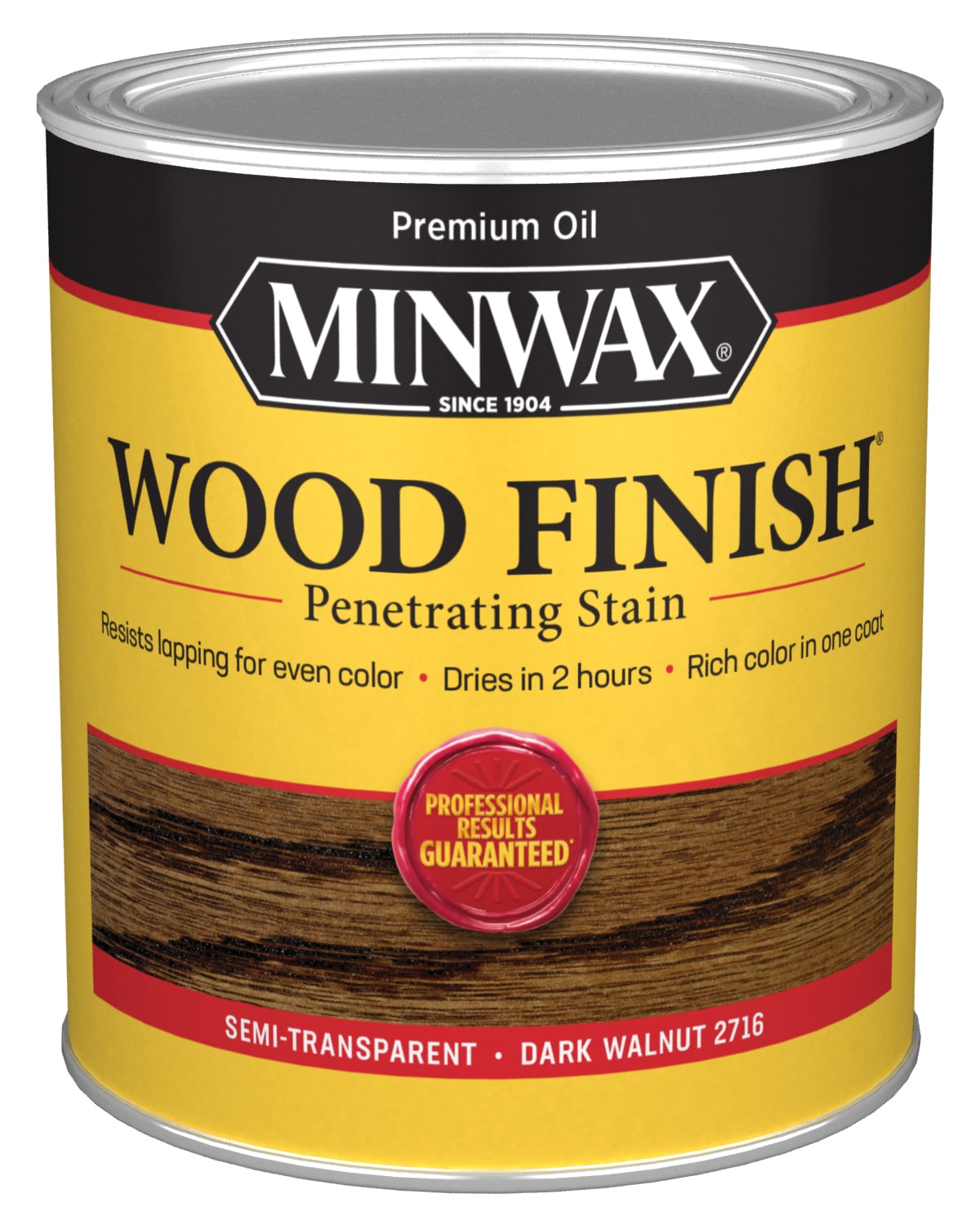 Interbuild 8.5 fl. oz. Dark Walnut hardwax Wood Oil Stain