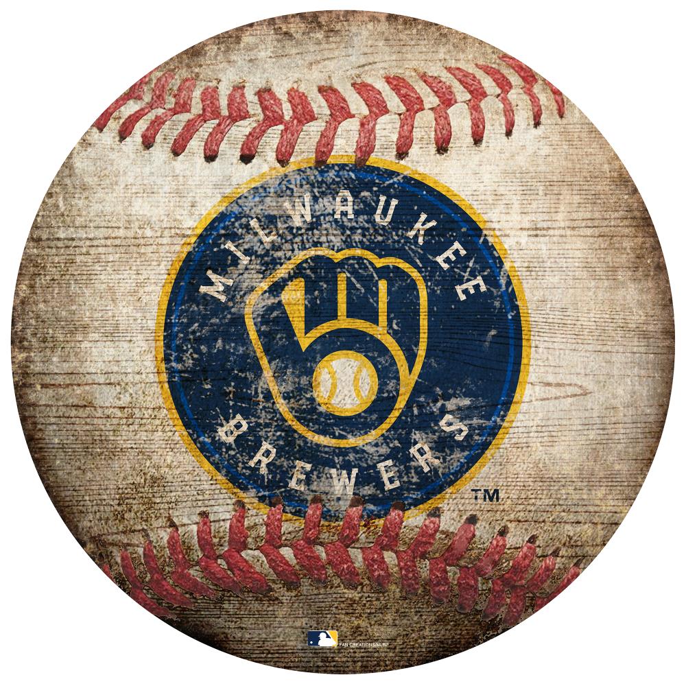 Fan Creations M0911-BREWERS 12-Inches H x 0.035-Inches W Sports Print