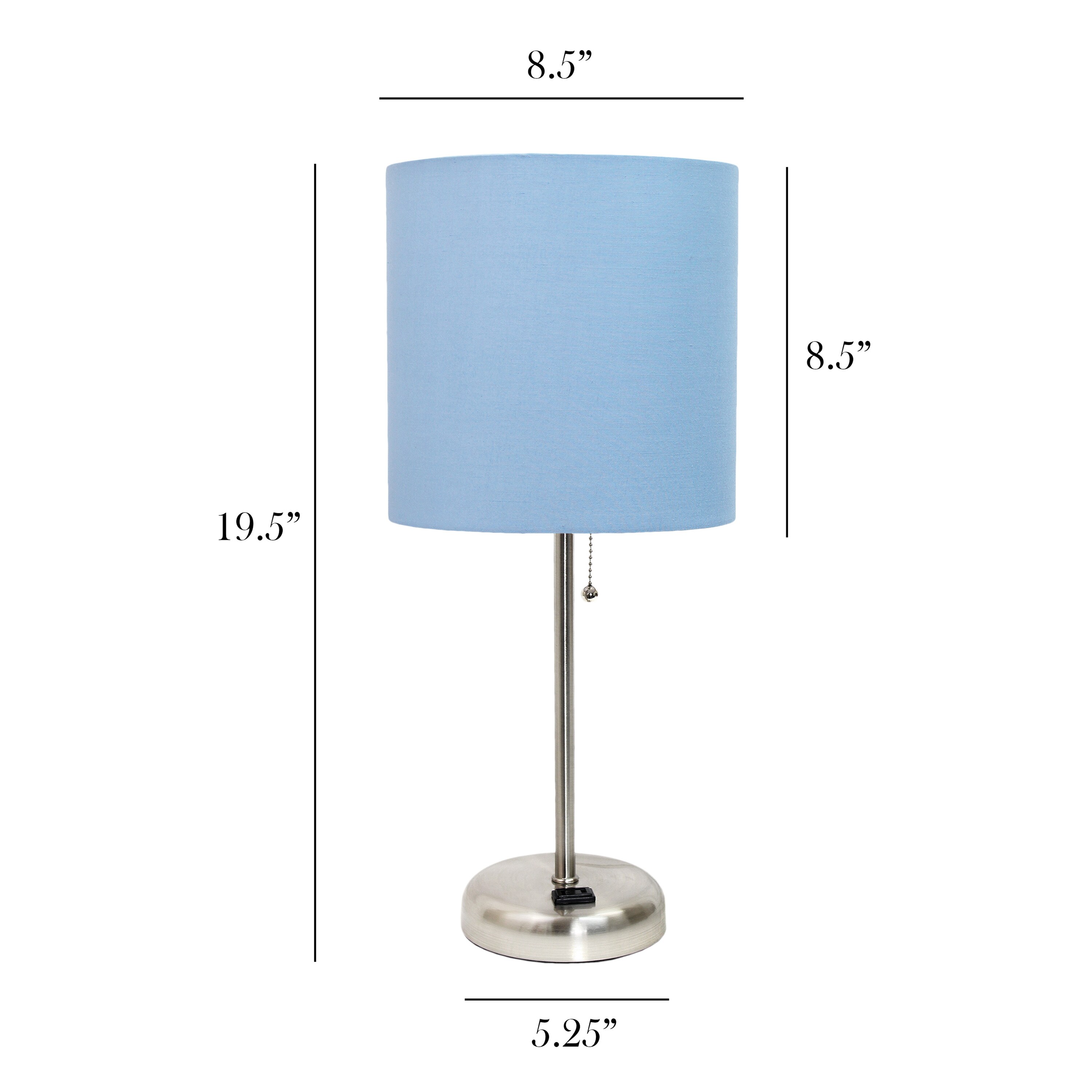 Simple Designs LT1144-BLU Table-Lamps - View #3