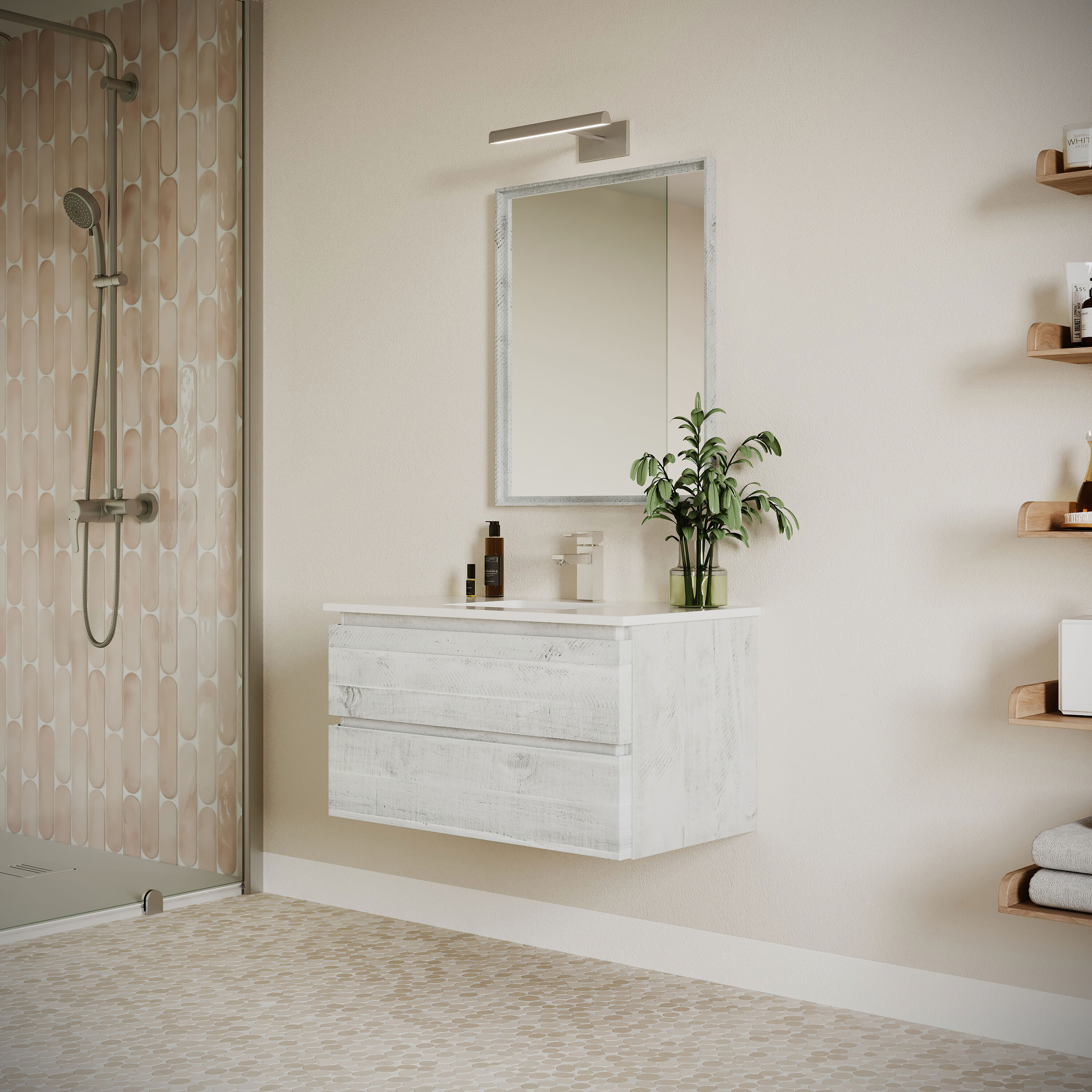 Fresca FVN3136RWH Bath-Vanity-Combo - View #5