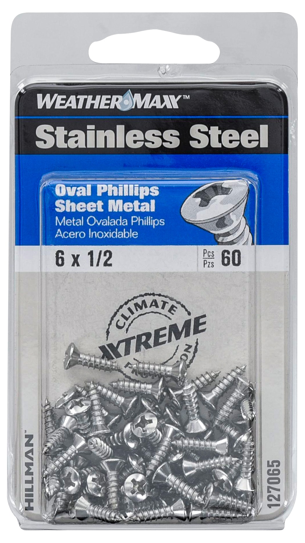 Hillman #6 x 1/2-in Phillips-Drive Standard Sheet Metal Screws (60 ...