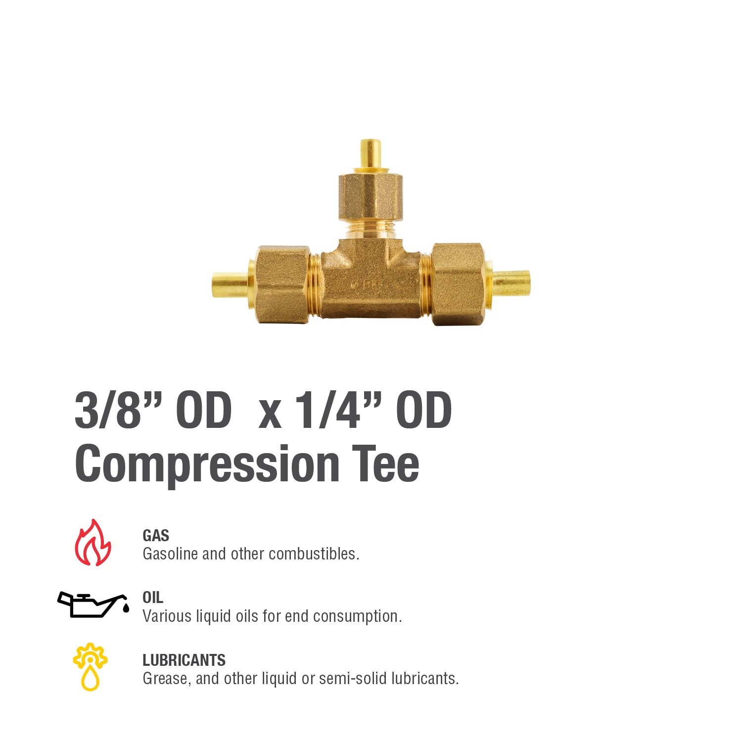 3/8 Female Compression x 3/8 Male Compression X 3/8 Male Compression  Repair Add a Tee - Noel's Plumbing Supply