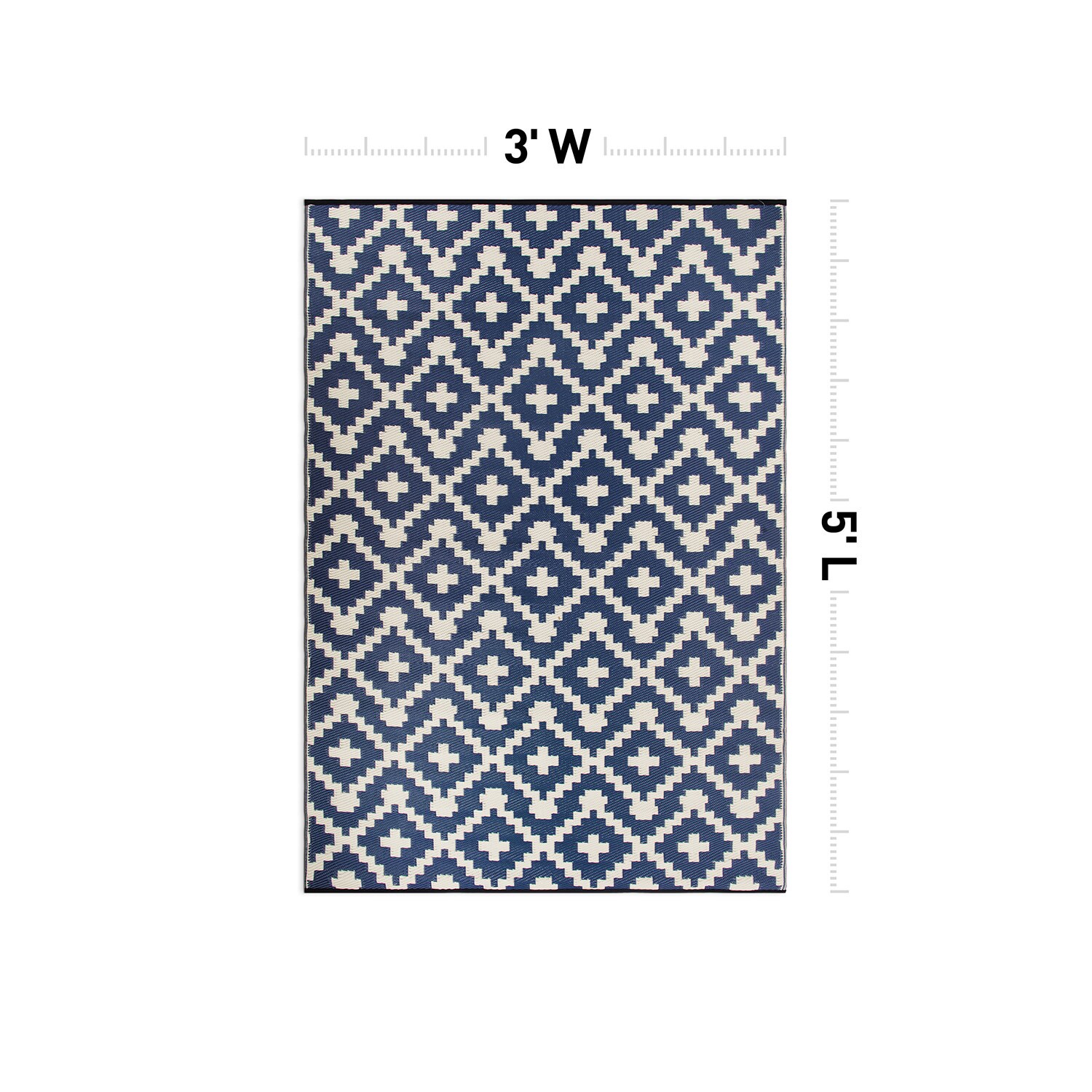 World Rug Gallery 6055NAVY3X5 rugs - View #6