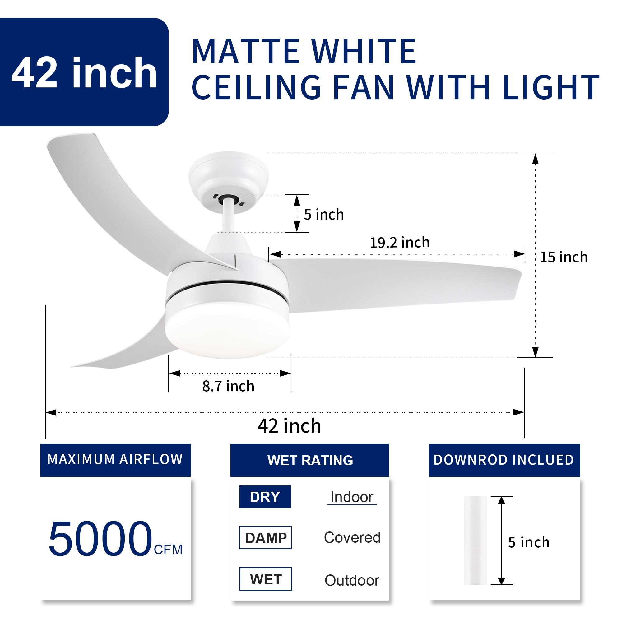 YUHAO LSDC1053WH42 Ceiling-Fans - View #9