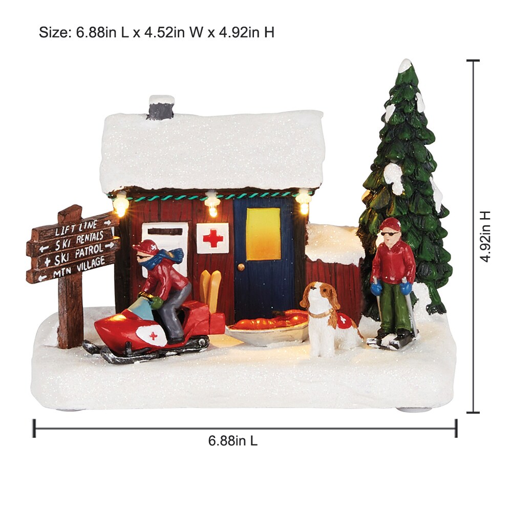 Carole Towne Ct Devon Bakery Lighted Village Scene in the Christmas  Villages department at