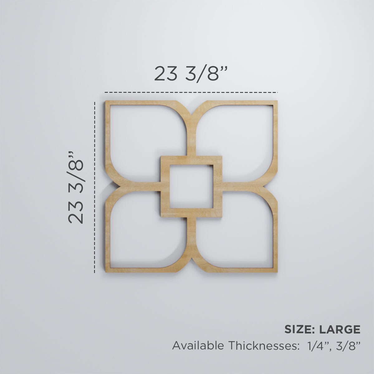 Ekena Millwork WALW24X24X0375OLVAL Wall-Panels - View #2