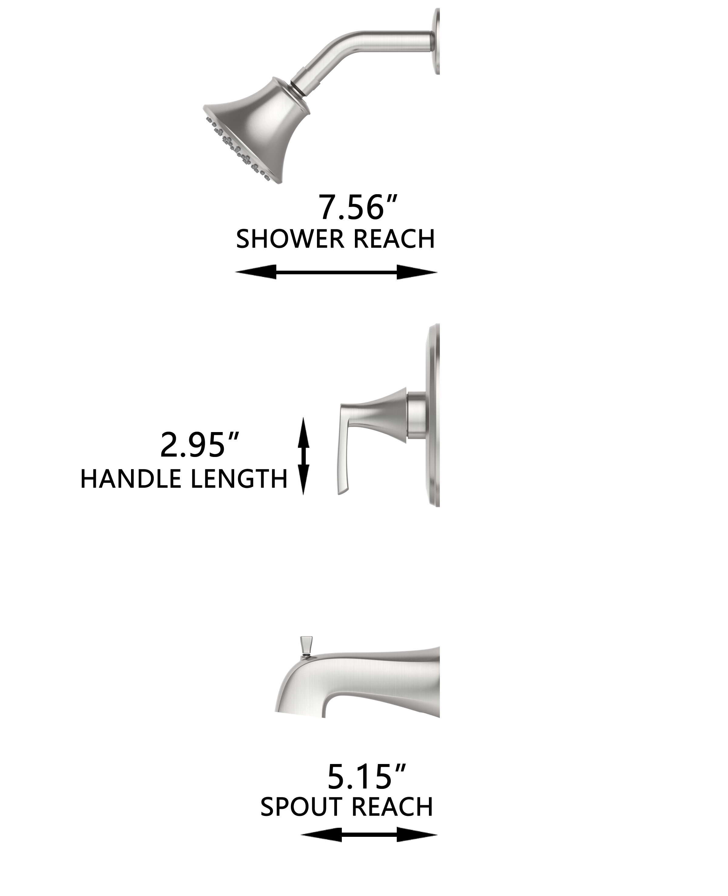 Project Source 65873X-1204 Tub-Shower-Faucets - View #3