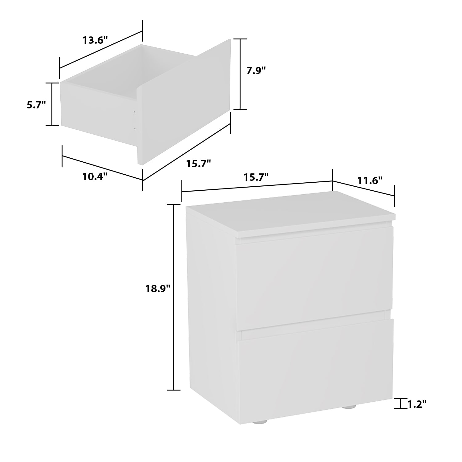 FUFU&GAGA WZ0150-01 nightstands - View #8